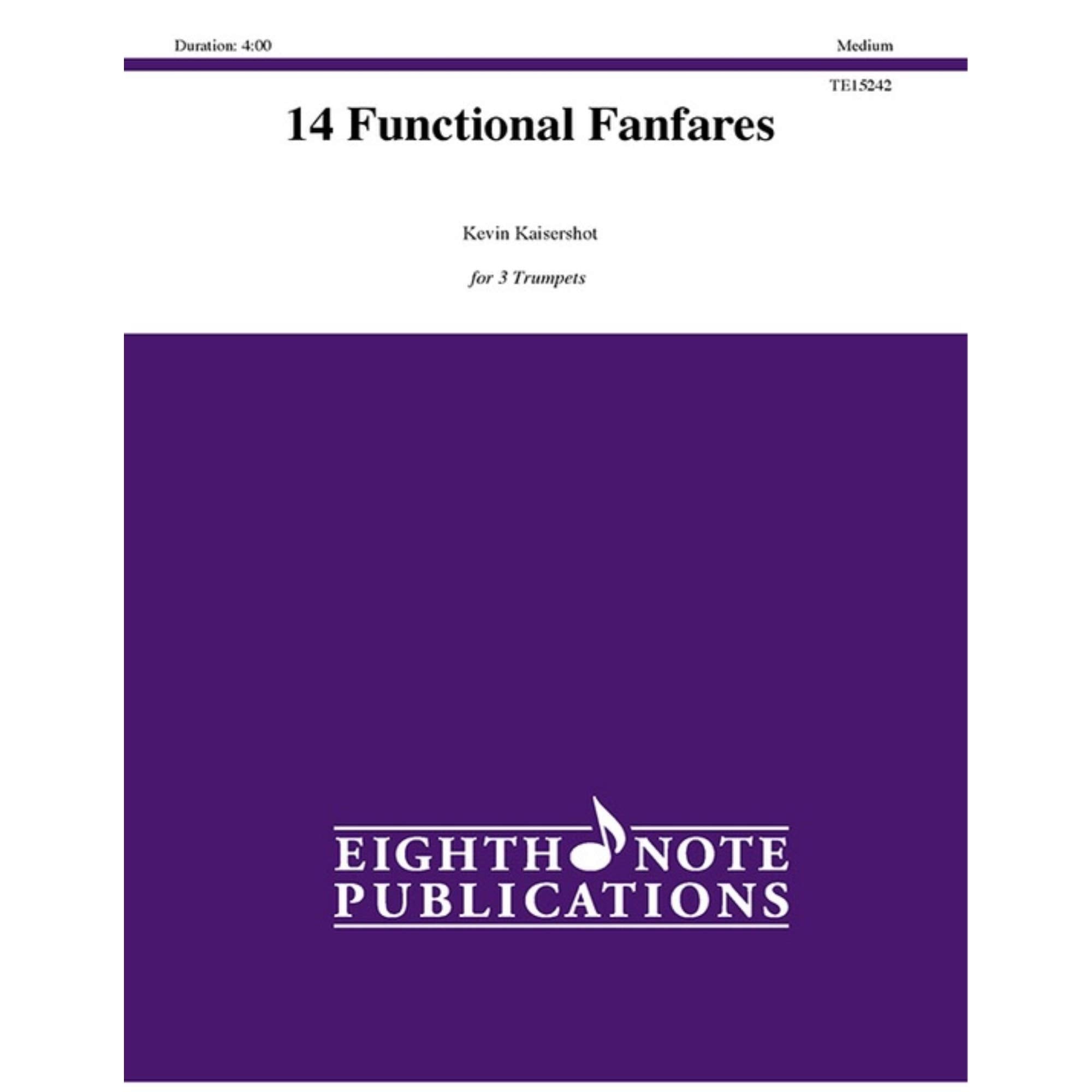 14 Functional Fanfares: Score & Parts (Eighth Note Publications),Used