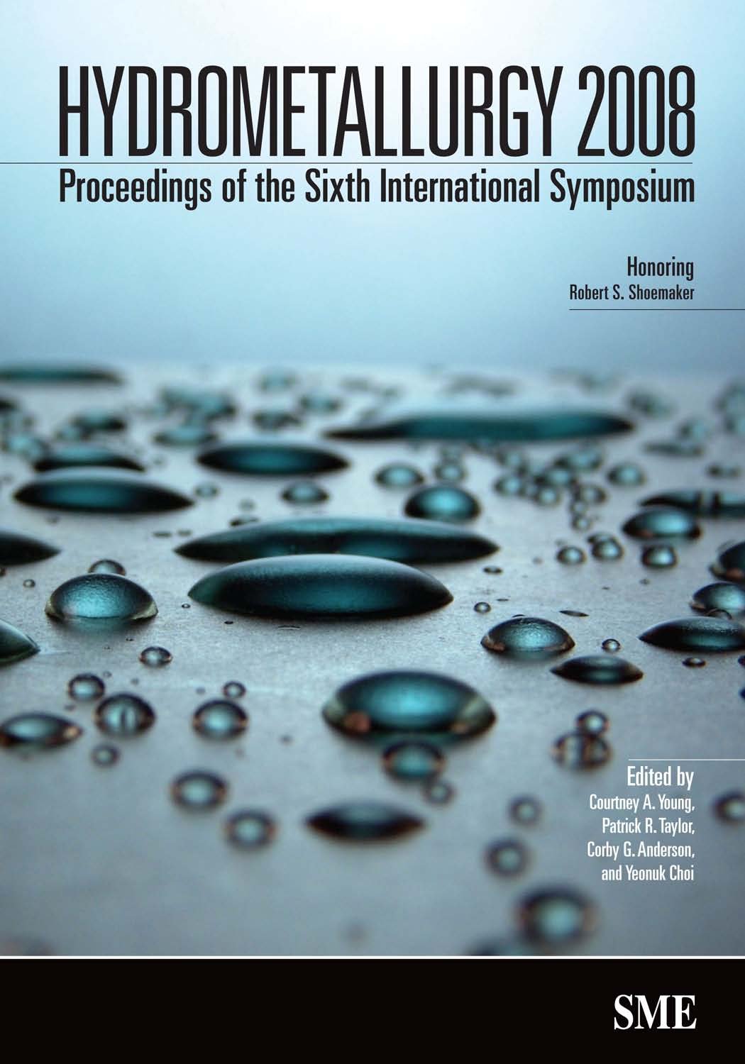 Hydrometallurgy 2008: Proceedings Of The Sixth International Symposium,Used