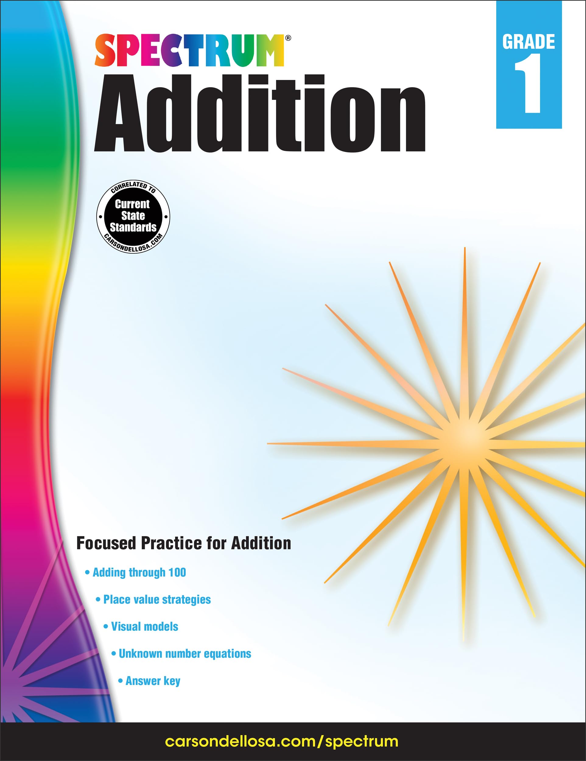 Spectrum Addition, Grade 1 Workbook,Used