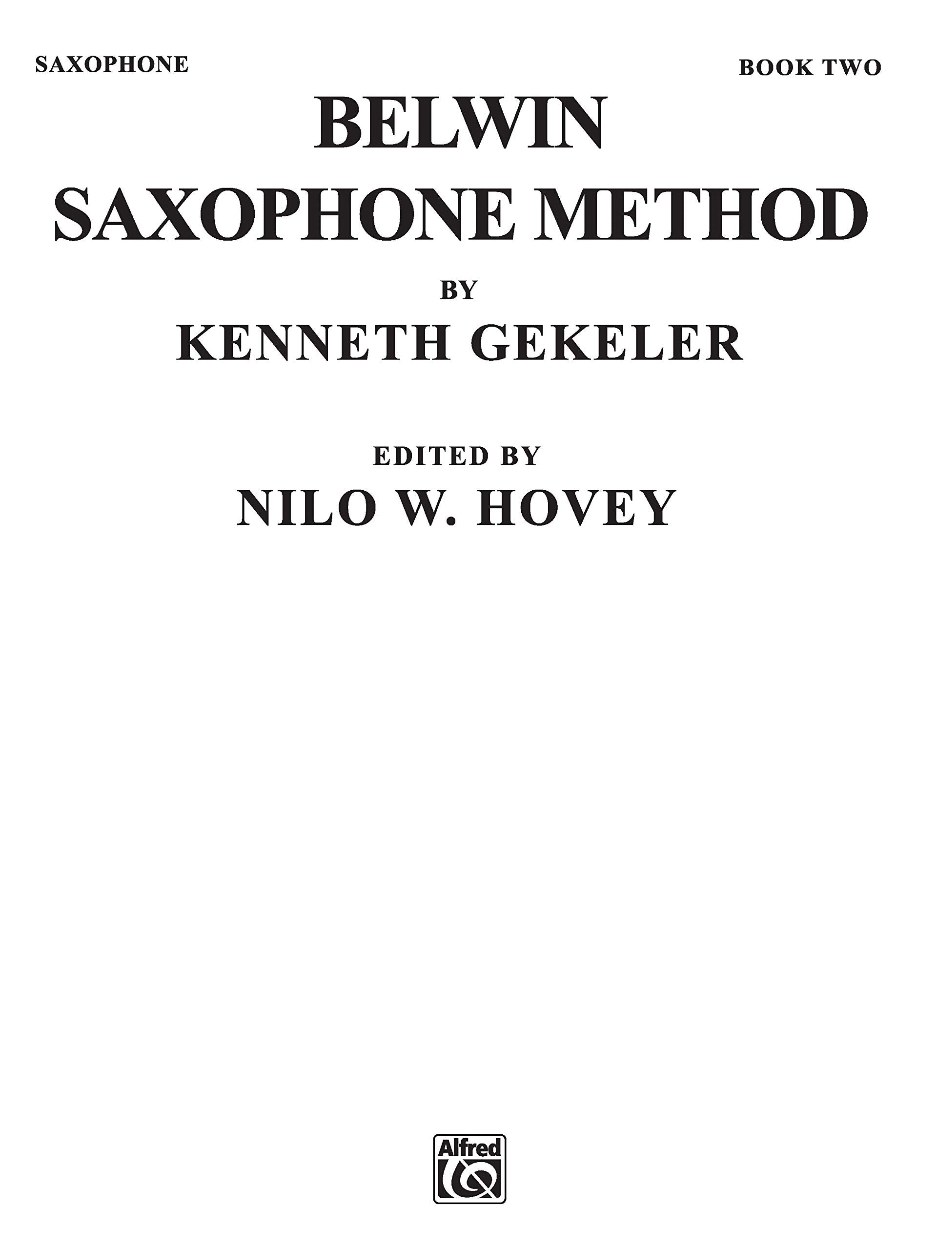 Belwin Saxophone Method, Bk 2,Used