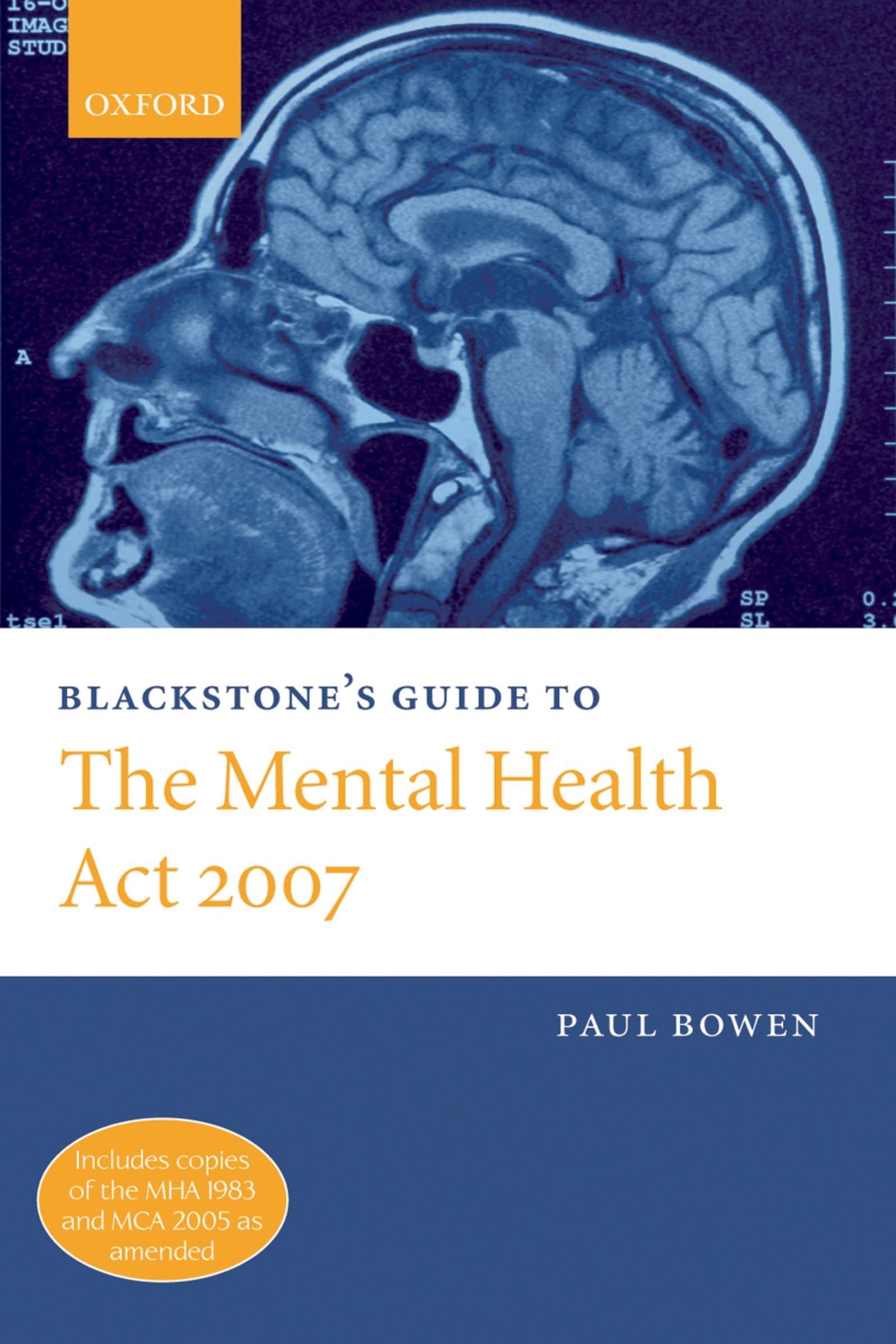 Blackstone's Guide to the Mental Health Act 2007,Used