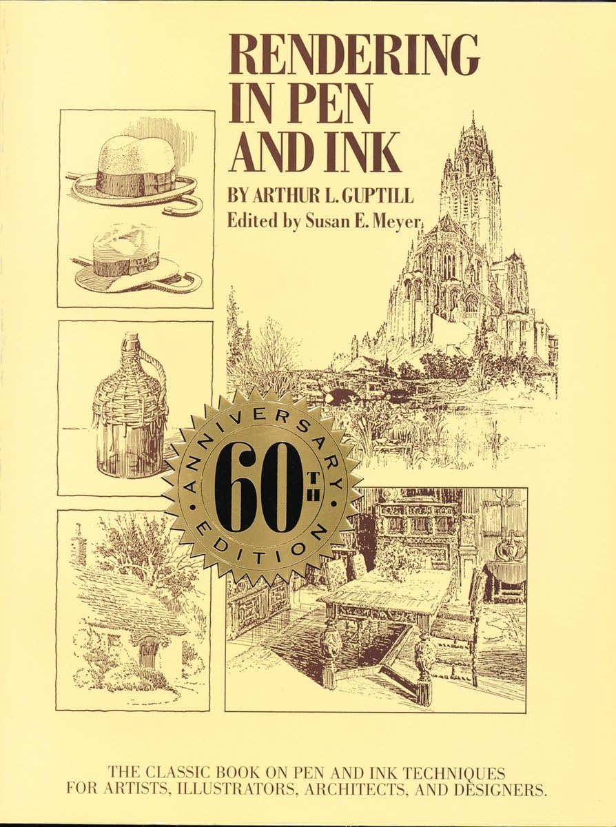 Rendering In Pen And Ink: The Classic Book On Pen And Ink Techniques For Artists, Illustrators, Architects, And Designers,New