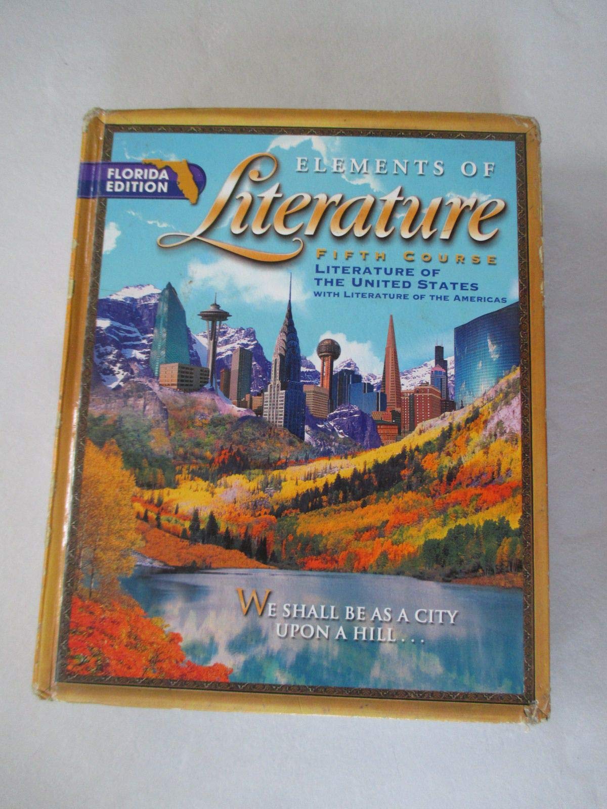 Elements Of Literature, Grade 11: Holt Elements Of Literature Florida (Eolit 2003),Used