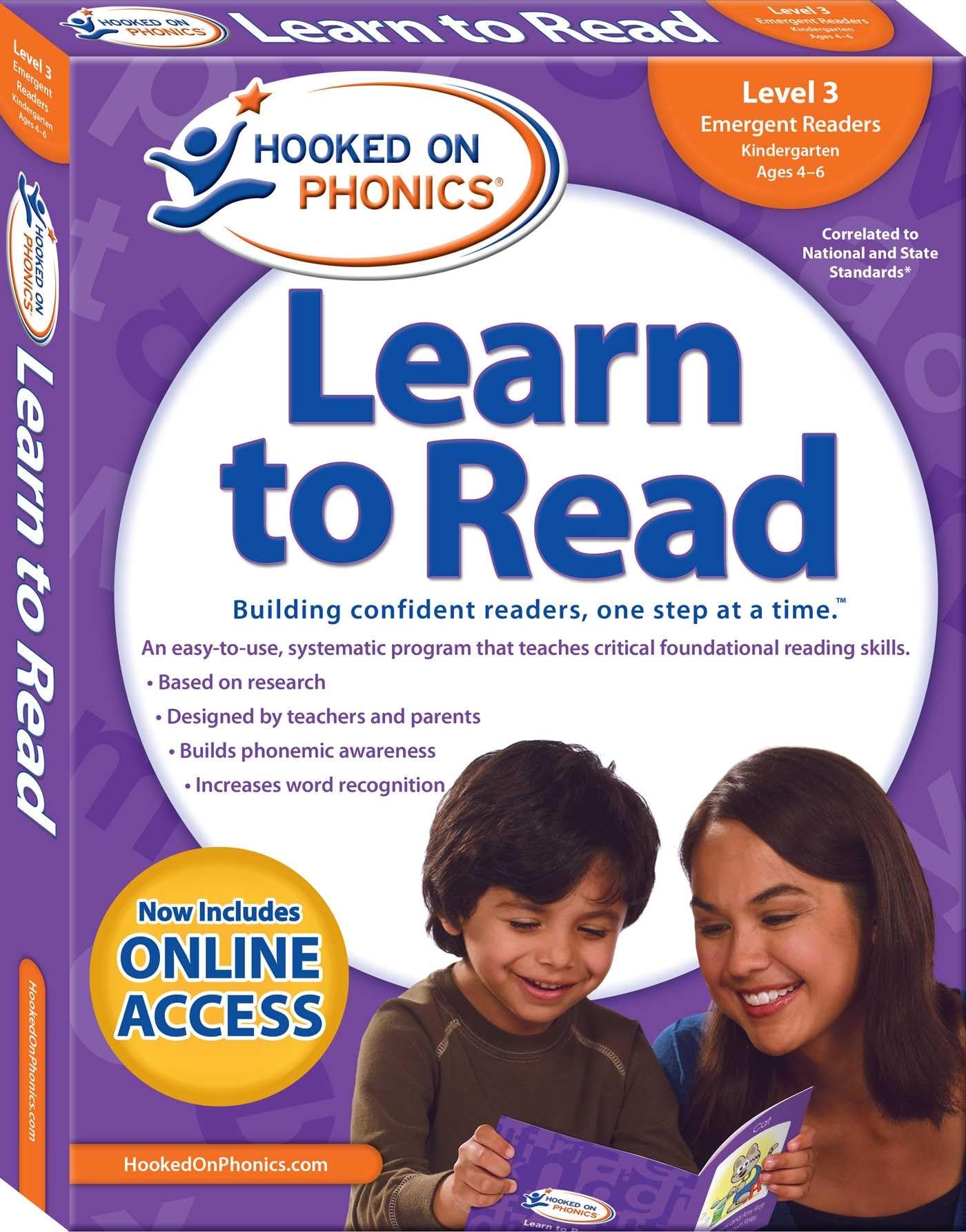 Hooked on Phonics Learn to Read  Level 3: Emergent Readers (Kindergarten  Ages 46) (3),Used