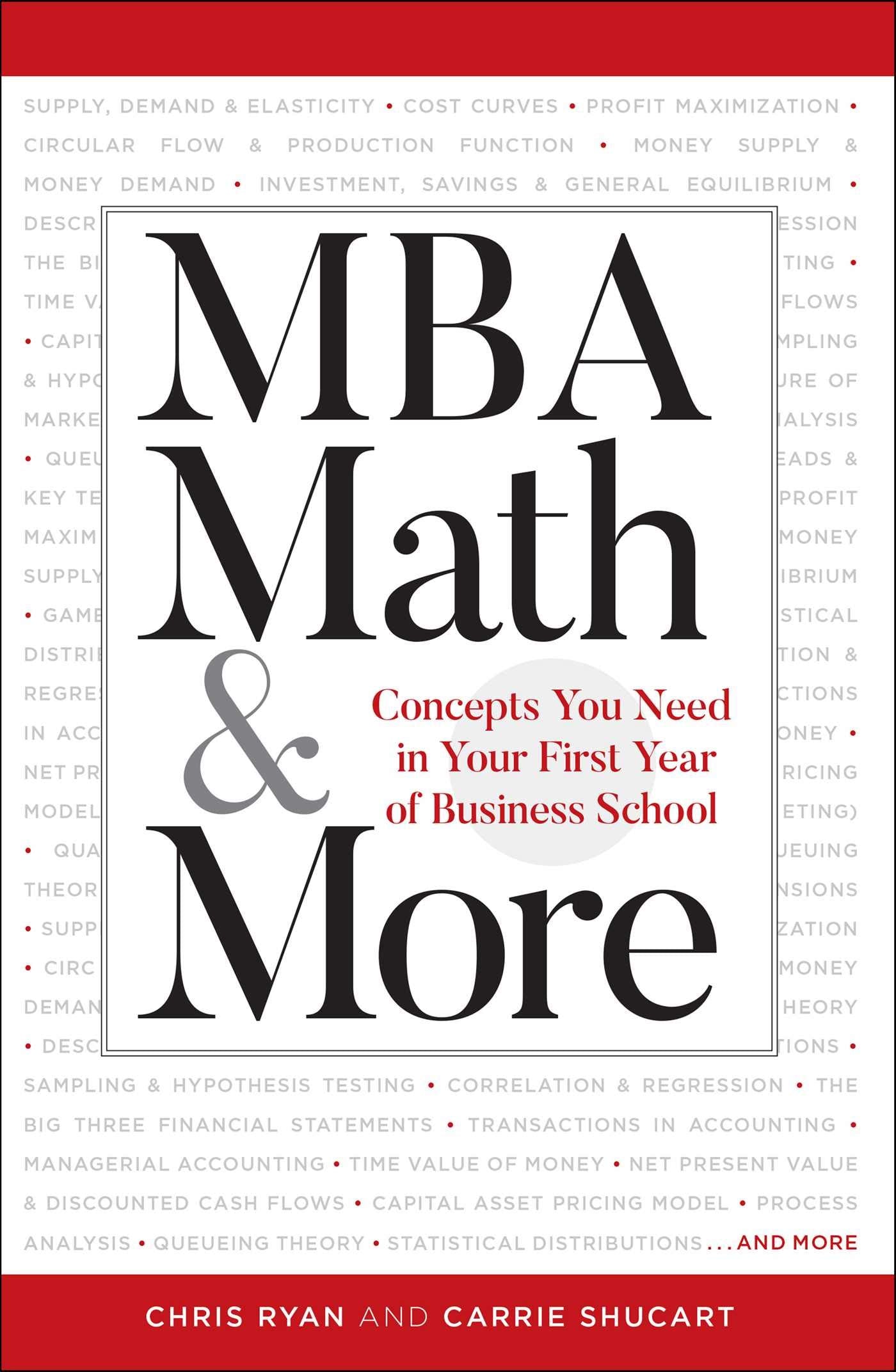 MBA Math & More: Concepts You Need in First Year Business School (Manhattan Prep),Used