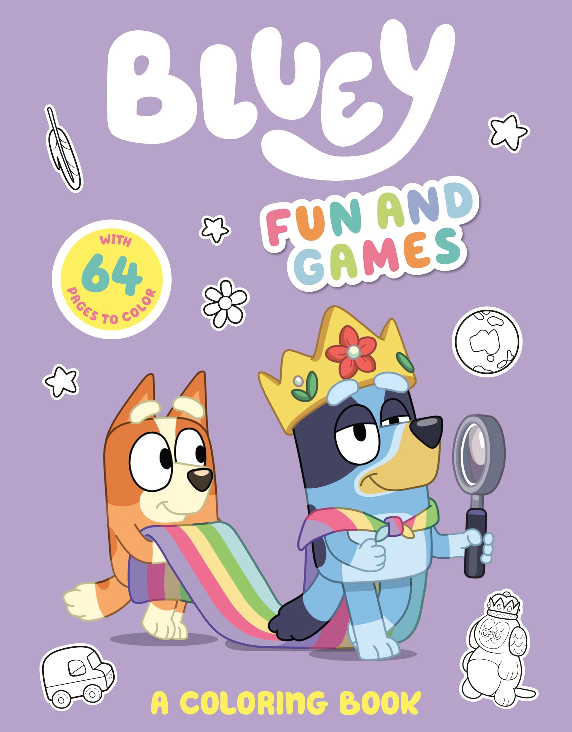Bluey: Fun and Games: A Coloring Book,Used
