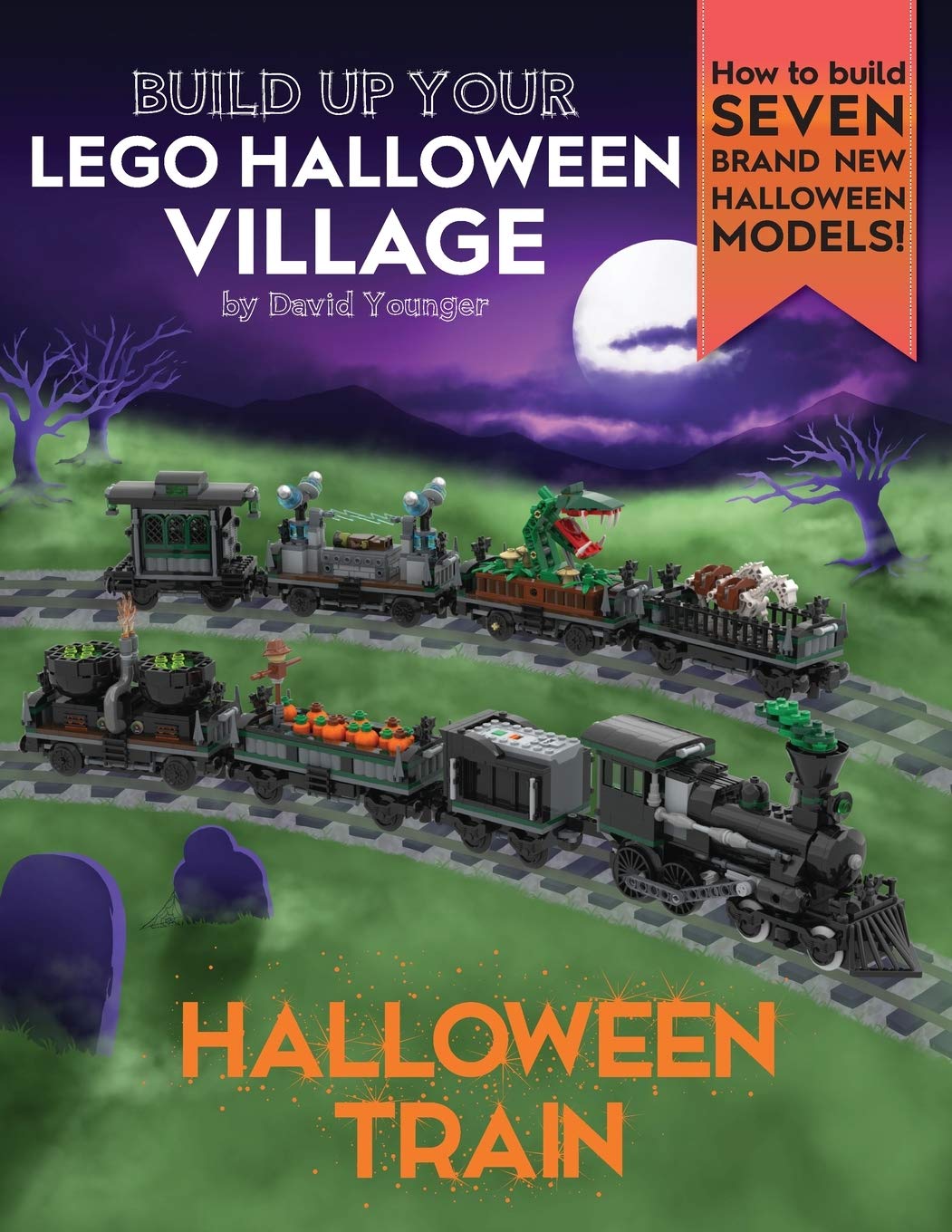 Build Up Your LEGO Halloween Village: Halloween Train,Used