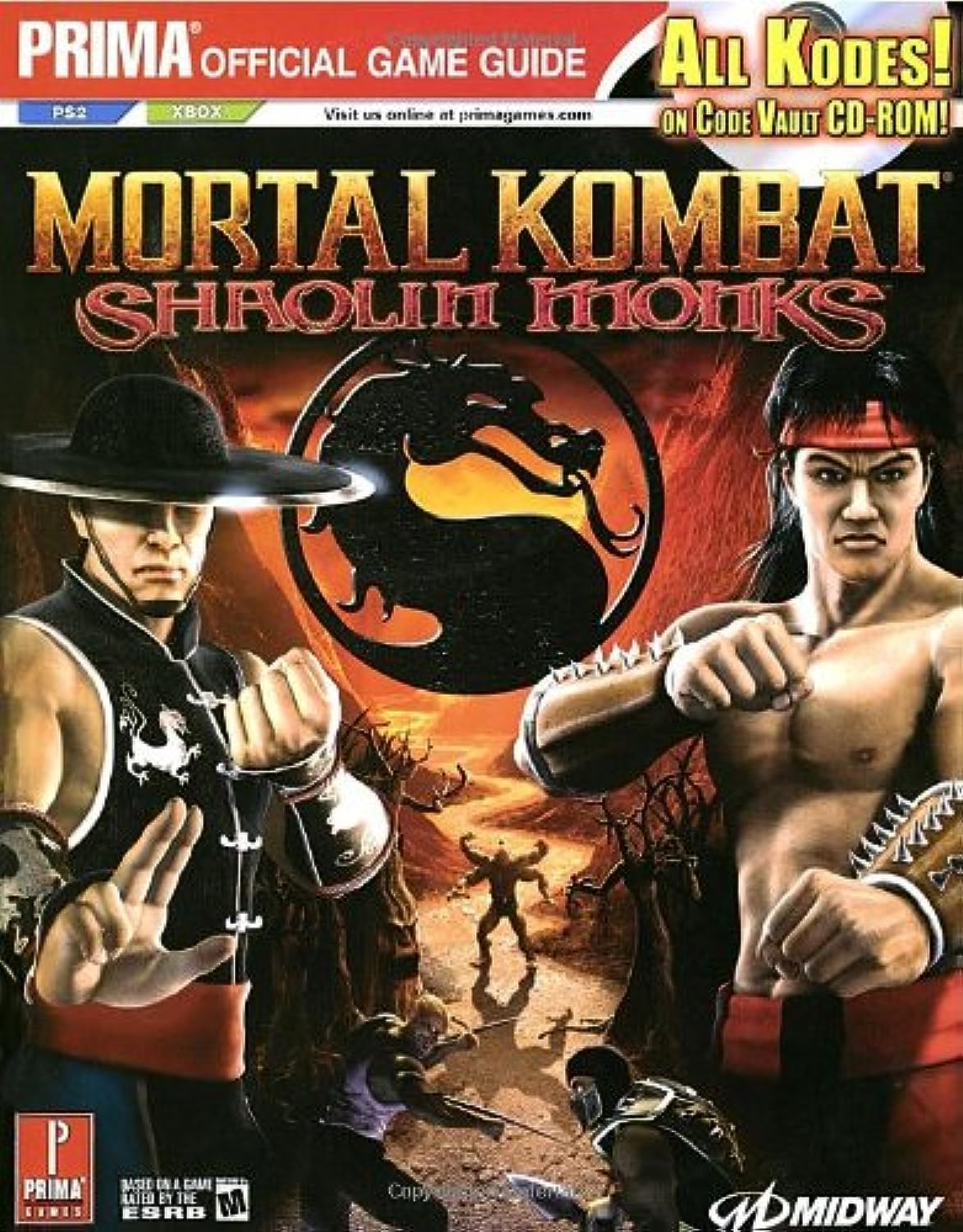 Mortal Kombat: Shaolin Monks (With Cd) (Prima Official Game Guide),New