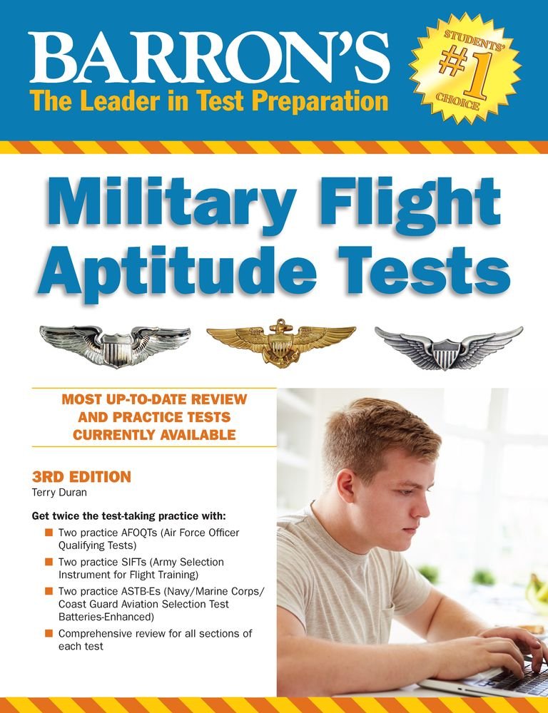 Barron's Military Flight Aptitude Tests,Used