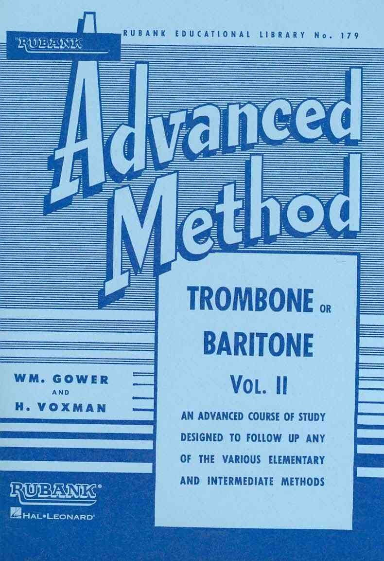Rubank Advanced Method Trombone or Baritone, Vol. 2 (Rubank Educational Library),New