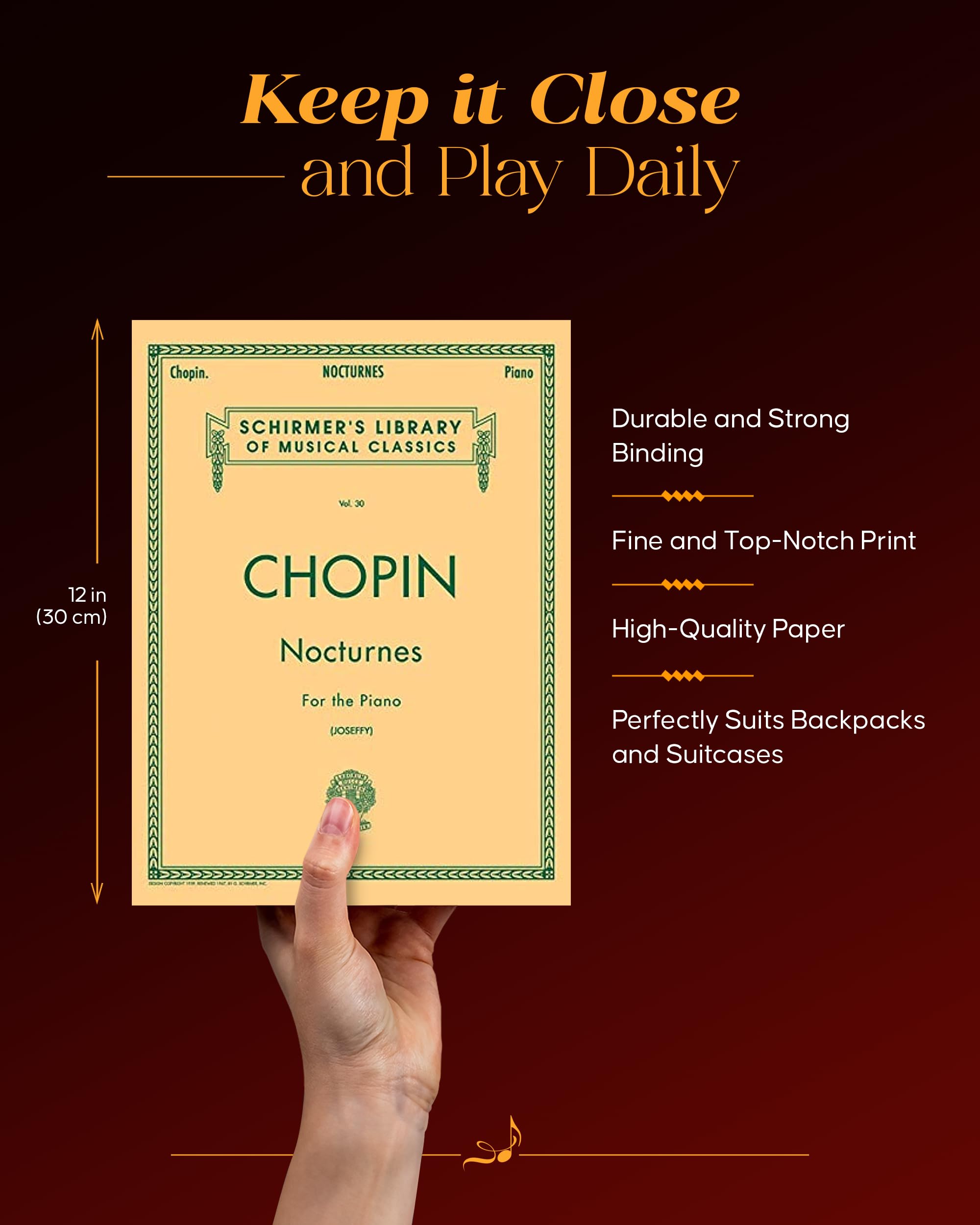 Nocturnes For the Piano (Schirmer's Library of Musical Classics, Vol. 30),New