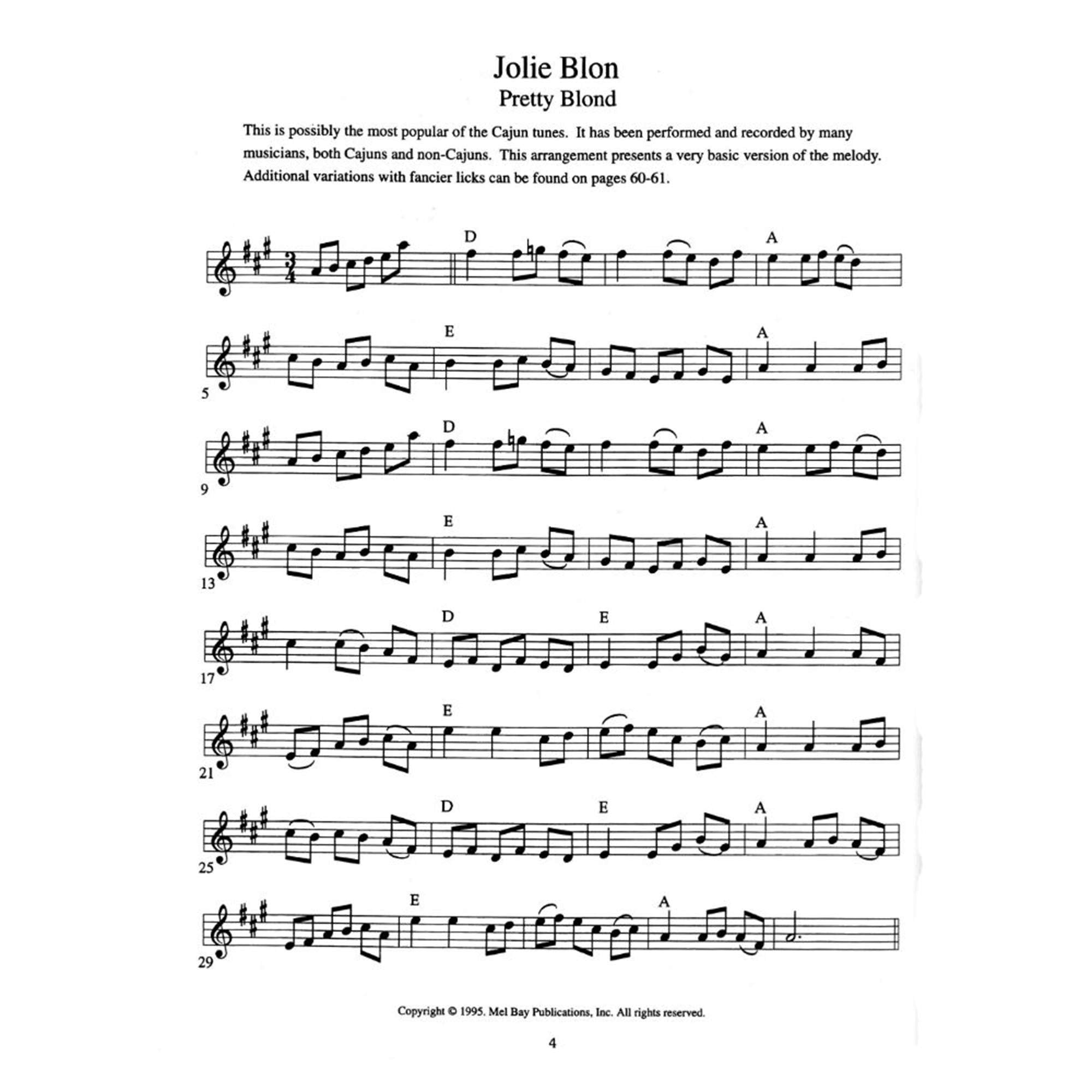 Cajun Fiddle,Used