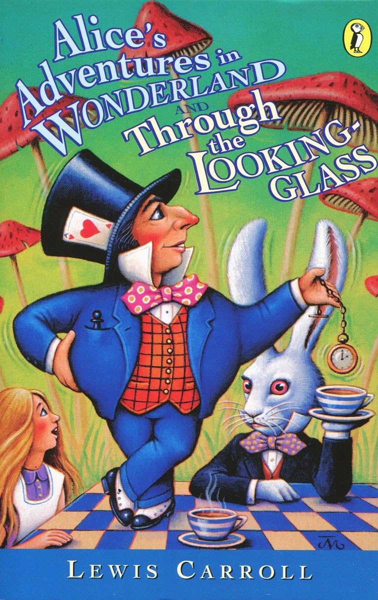 Alice's Adventures in Wonderland and Through the LookingGlass (Puffin Classics),Used