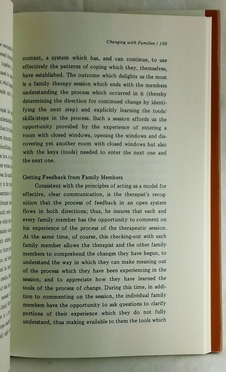 Changing With Families A Book About Further Education For Being Human Vol 1. Viii, 194P,Used