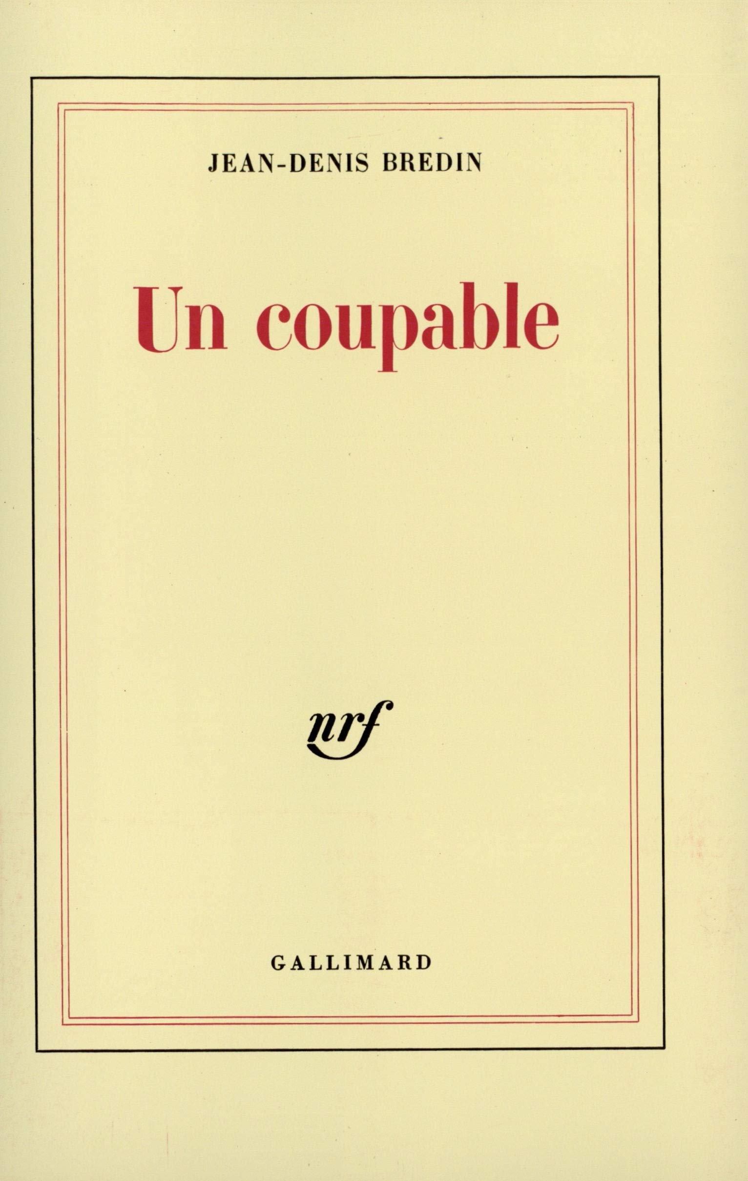 Un coupable,Used