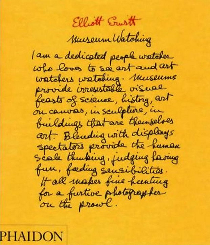 Elliott Erwitt; Museum Watching,Used