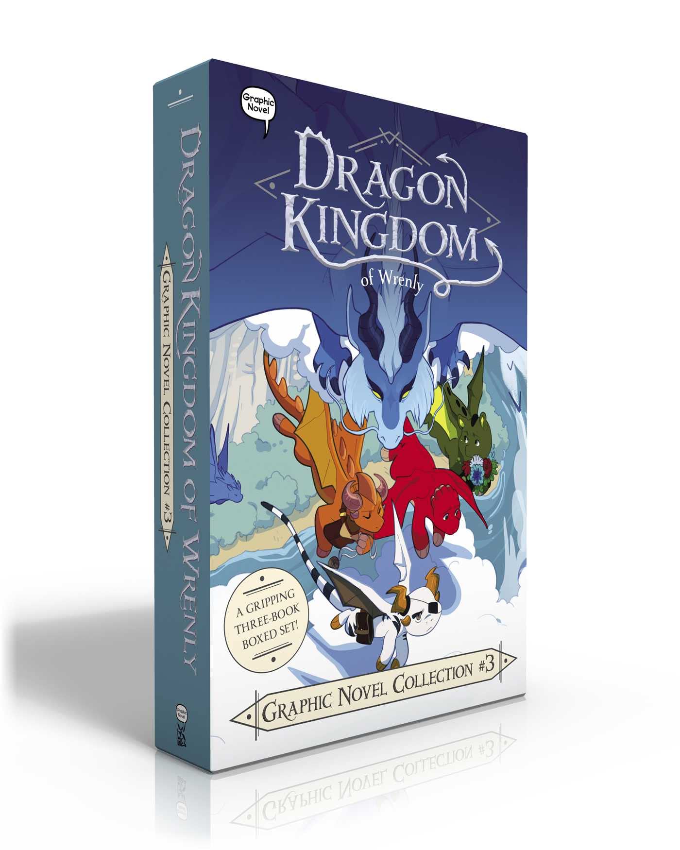 Dragon Kingdom Of Wrenly Graphic Novel Collection #3 (Boxed Set): Cinder'S Flame; The Shattered Shore; Legion Of Lava,Used