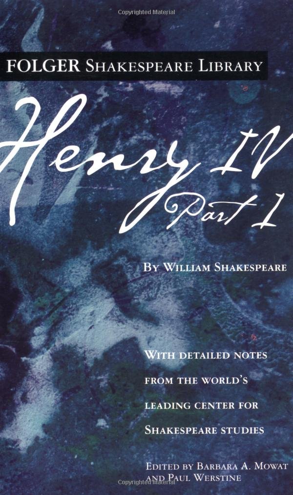 Henry Iv, Part 1 (Folger Shakespeare Library),Used