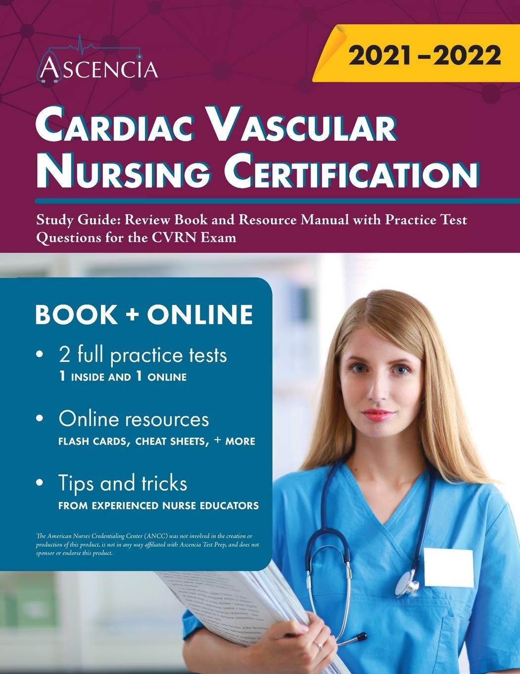 Cardiac Vascular Nursing Certification Study Guide: Review Book And Resource Manual With Practice Test Questions For The Cvrn Ex,Used