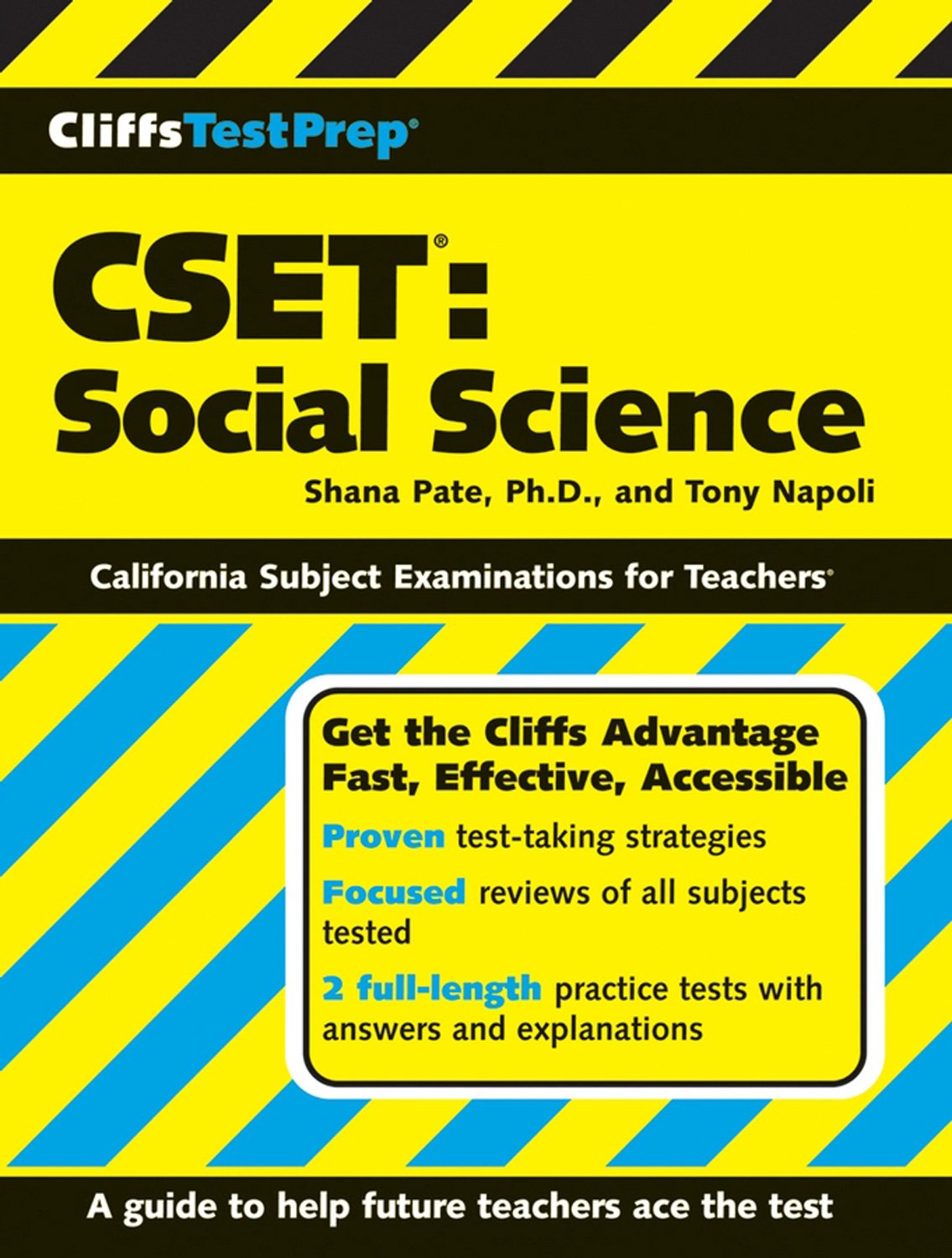 CliffsTestPrep CSET: Social Science,Used