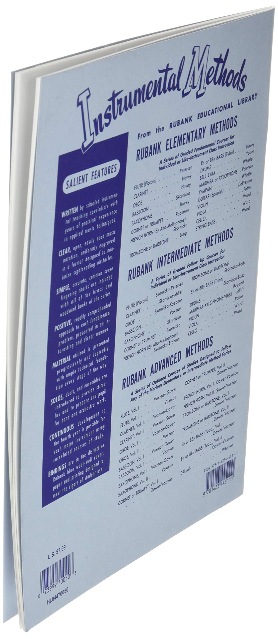Rubank Elementary Method  Oboe (Rubank Educational Library),Used