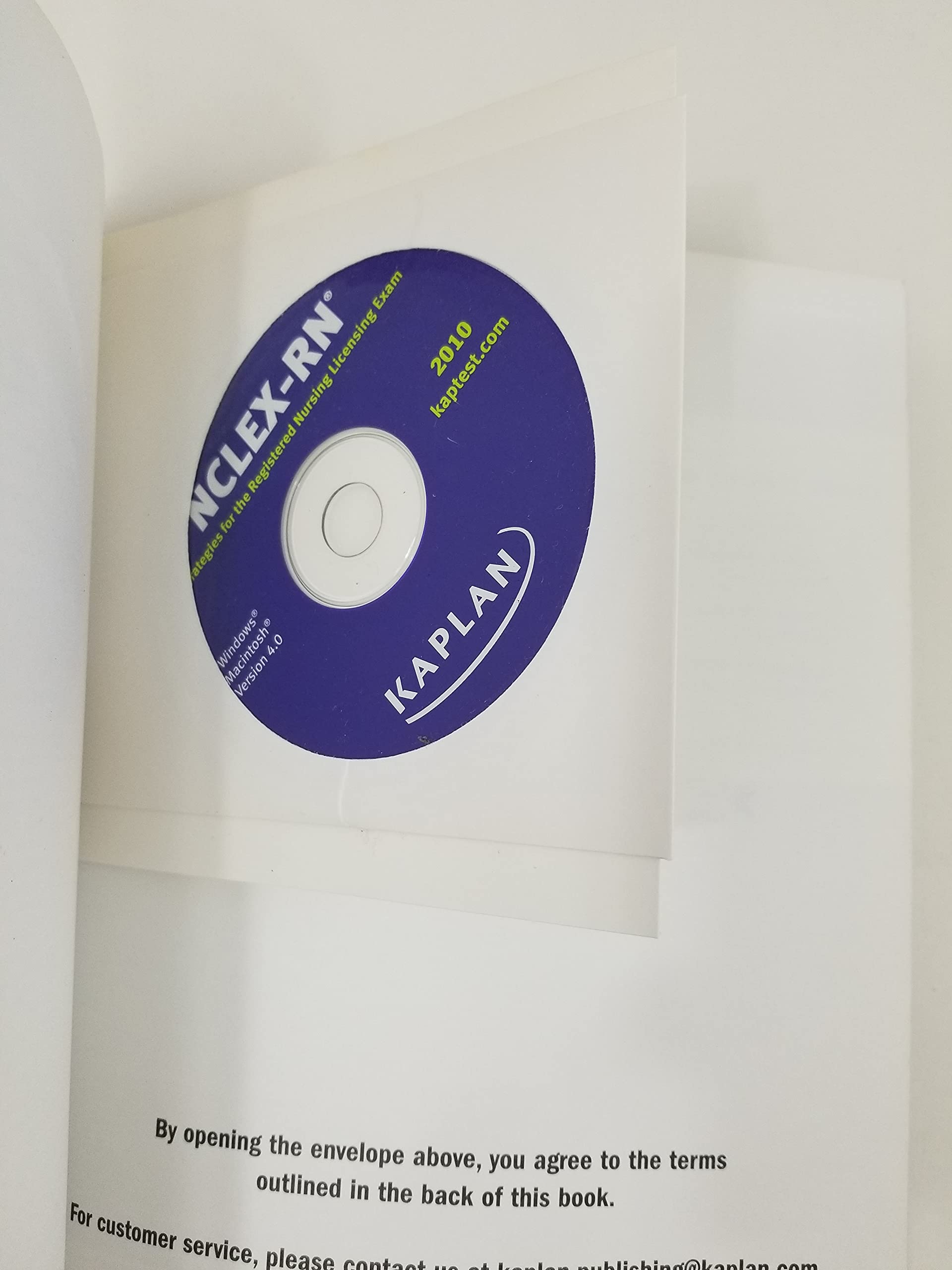 Kaplan NCLEXRN Exam 2010 with CDROM: Strategies for the Registered Nursing Licensing Exam,Used