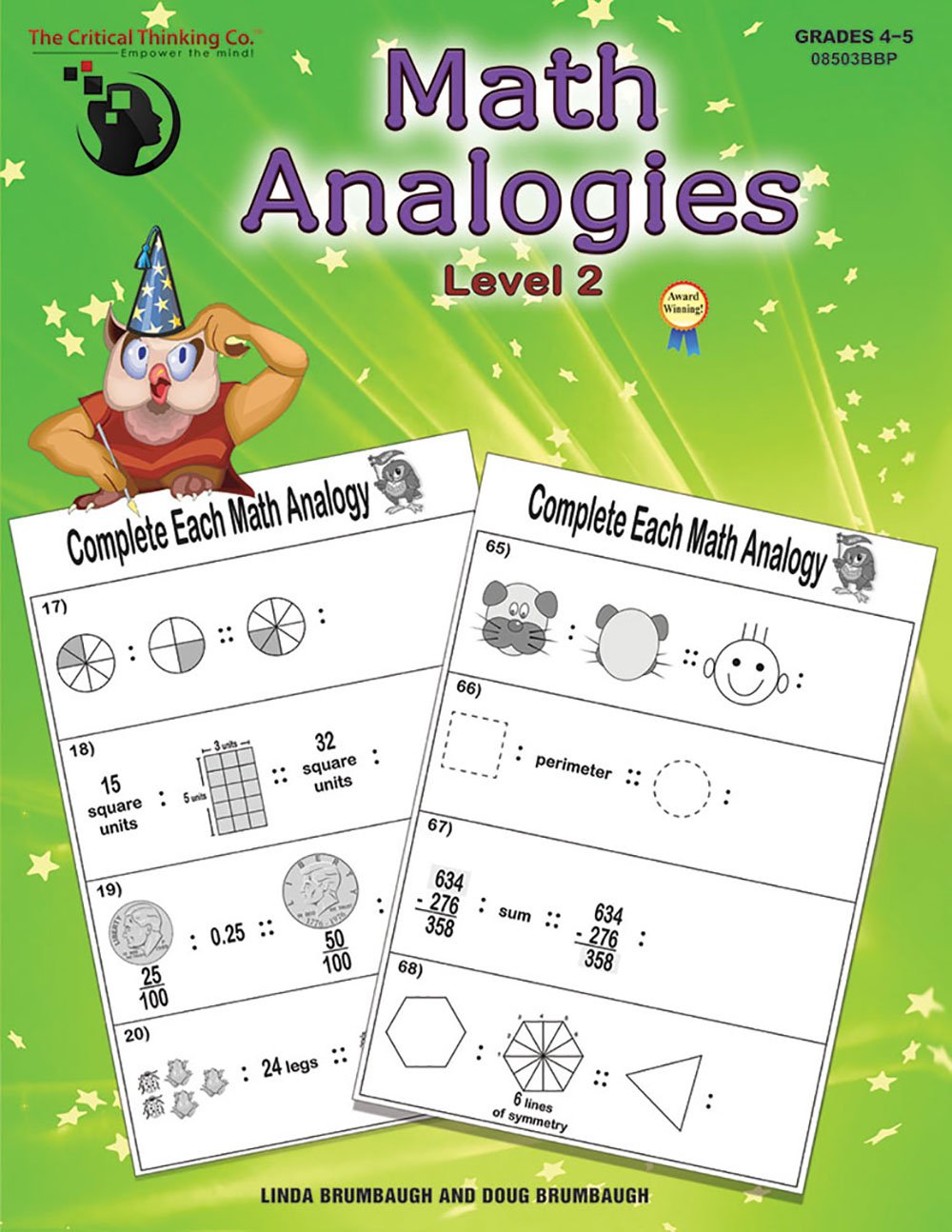 Math Analogies: Book 2 (Grades 45),Used