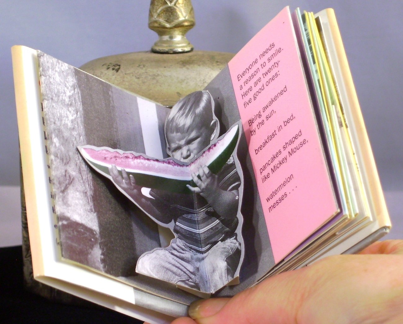 Smile!: TwentyFive Happy Reminders (Miniature PopUp Book),Used