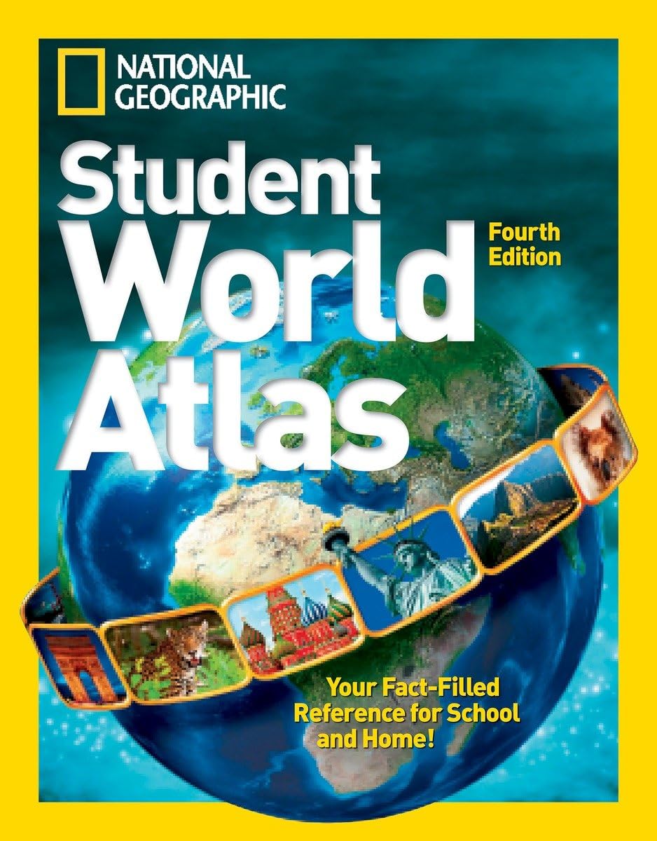 National Geographic Student World Atlas, Fourth Edition: Your Factfilled Reference For School And Home!,Used