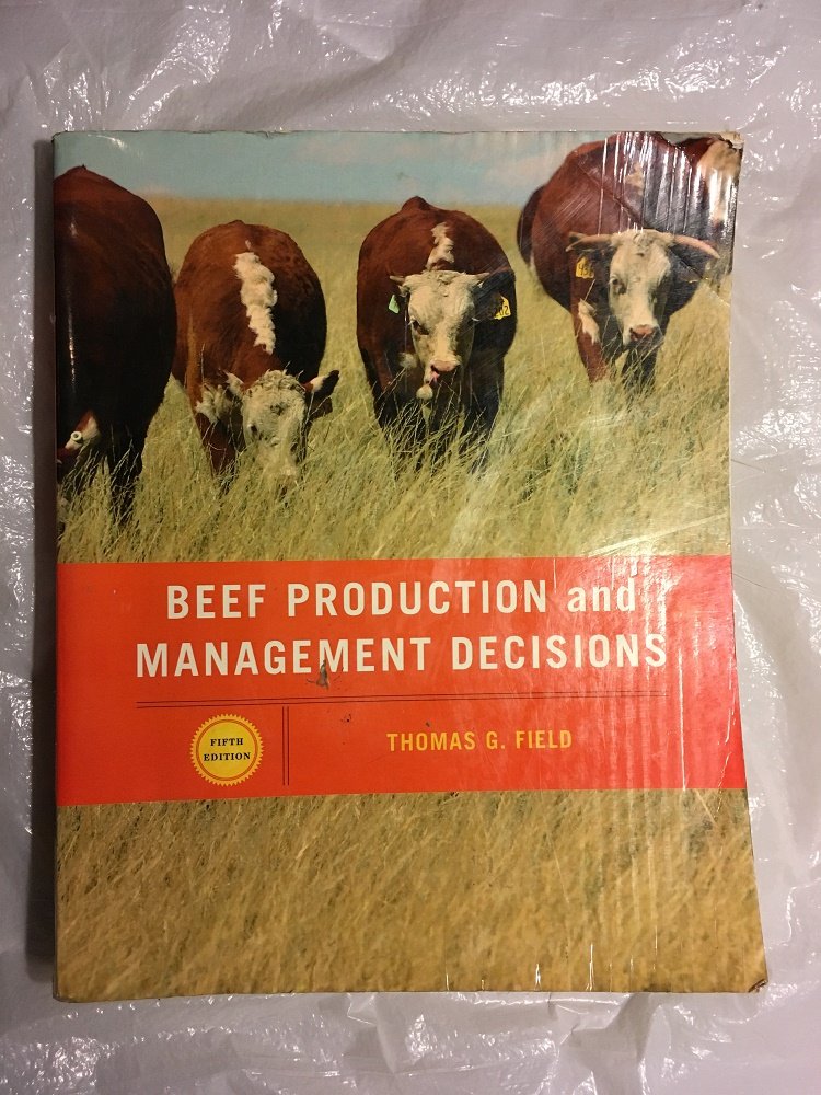 Beef Production Management And Decisions (5Th Edition)-used