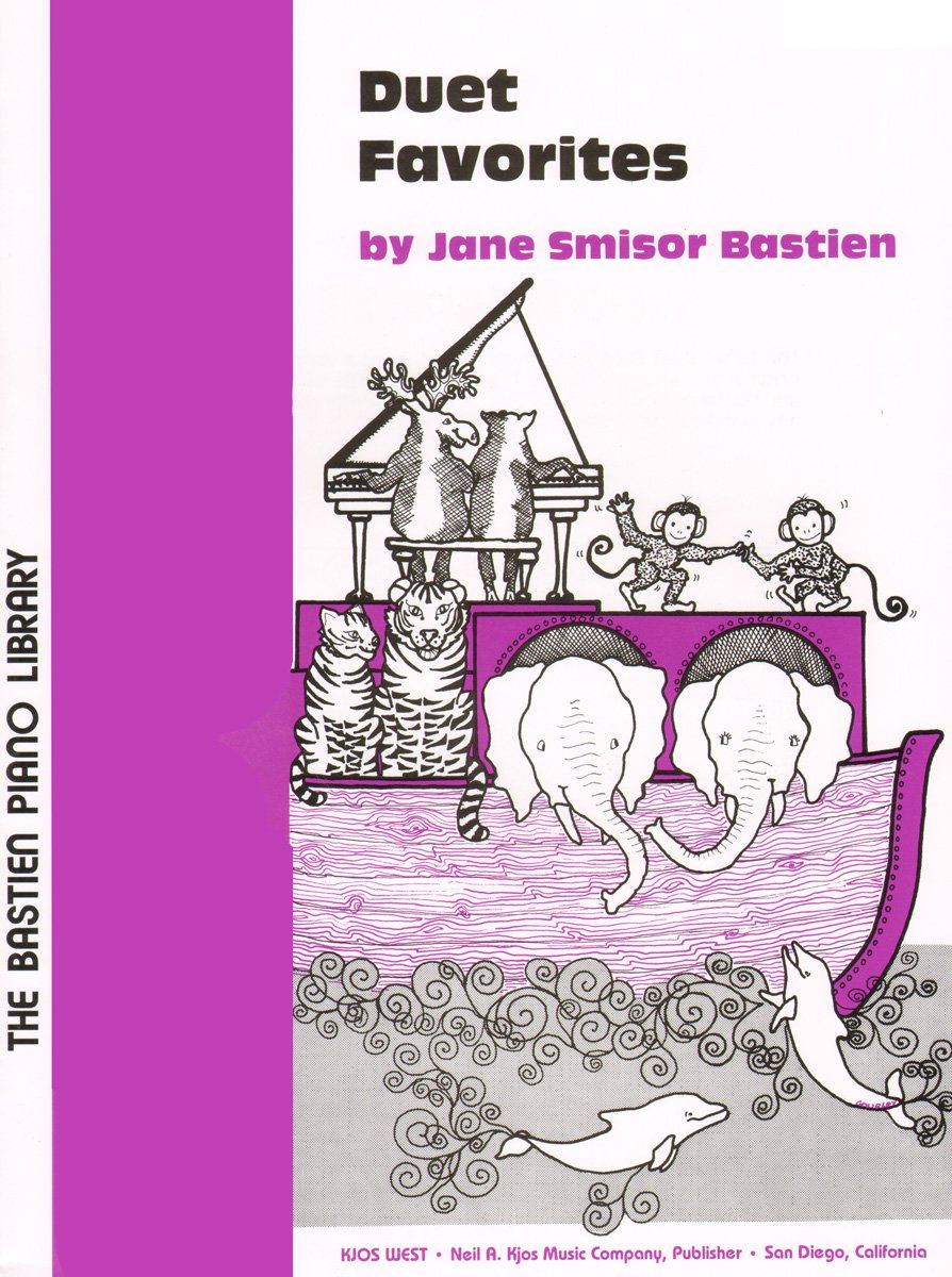 WP60 Bastien Piano Library Duet Favorites Level 1,Used