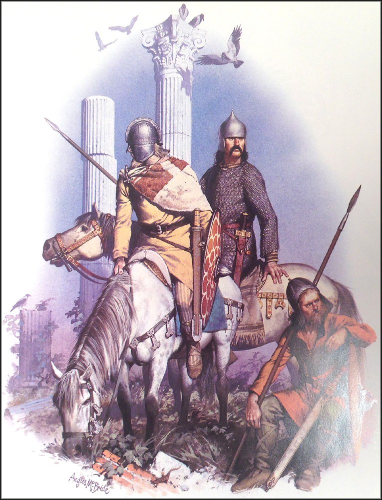 Warriors & Warlords: The Art of Angus McBride (General Military),Used