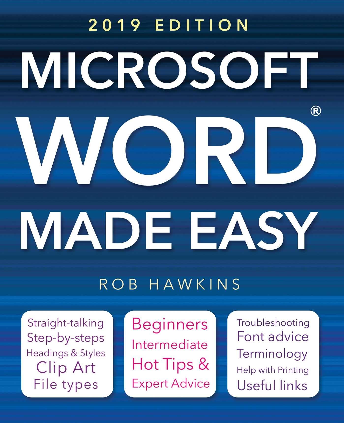 Microsoft Word Made Easy (2019 edition),Used