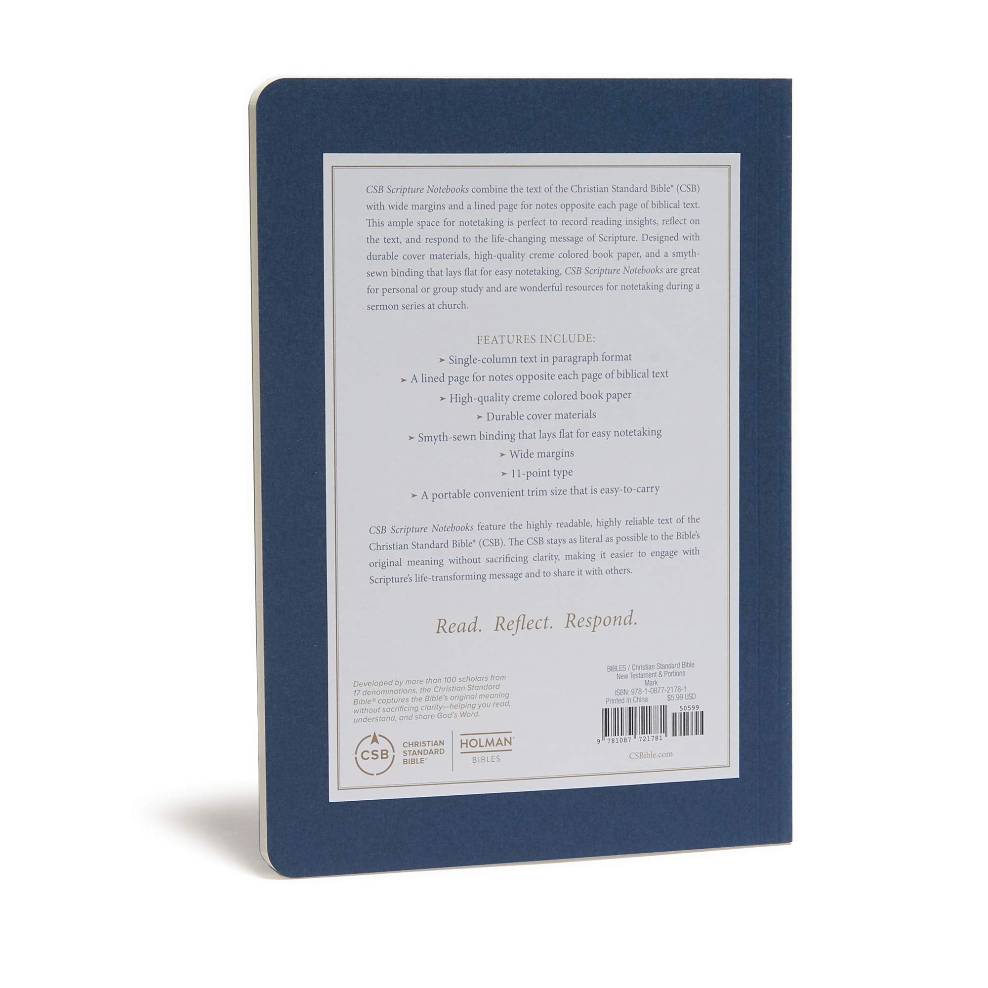 CSB Scripture Notebook, Matthew: Read. Reflect. Respond.,Used