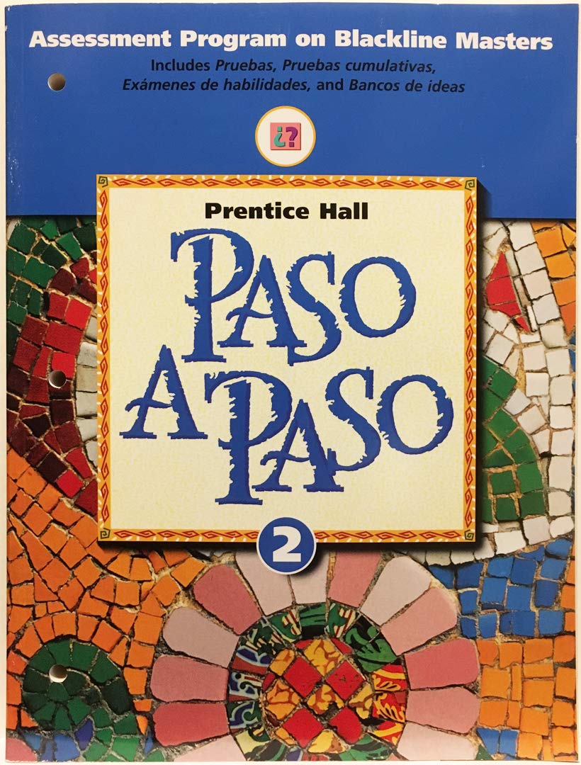 Paso A Paso 2: Assessment Program On Blackline Masters,Used