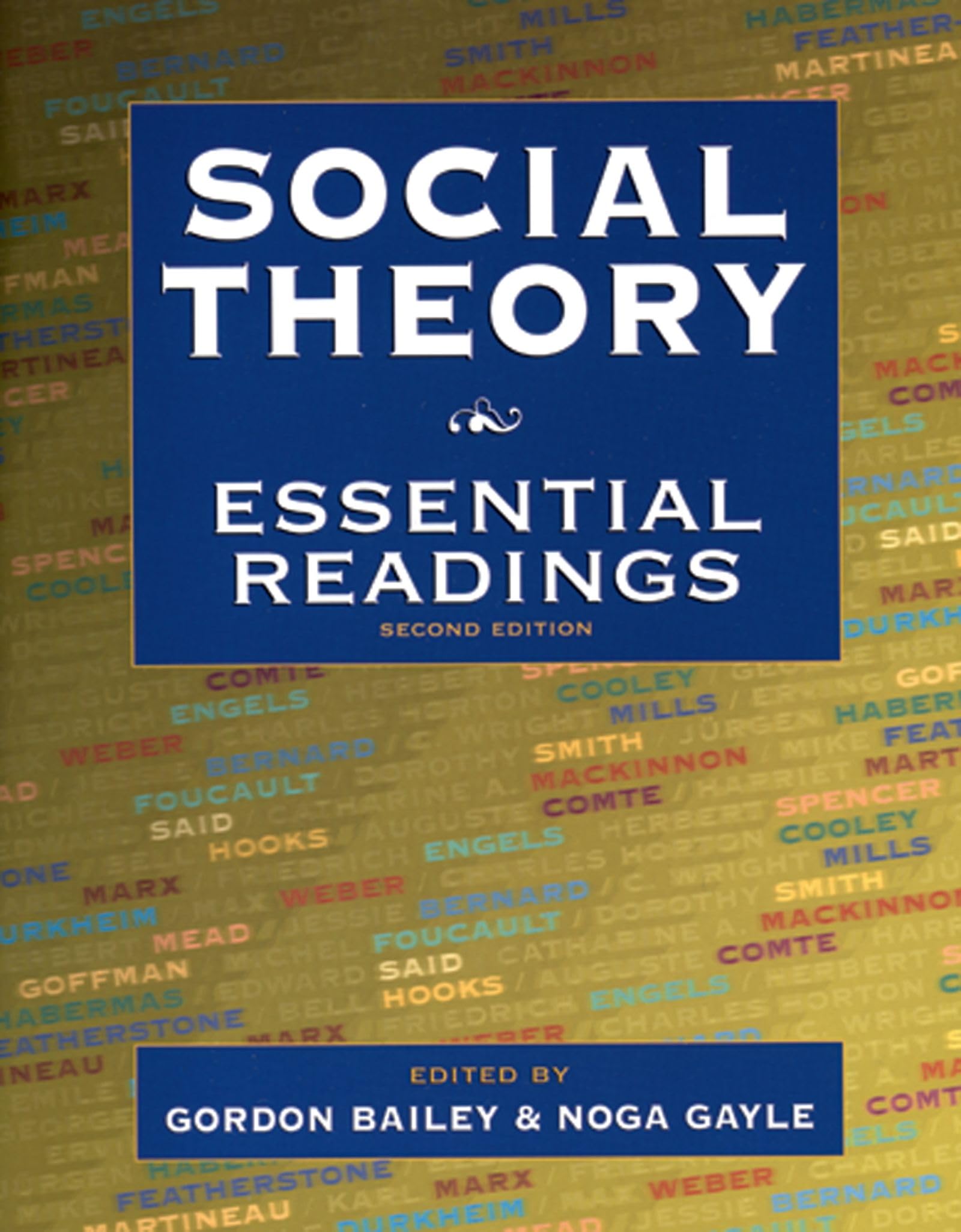 Social Theory: Essential Readings,New
