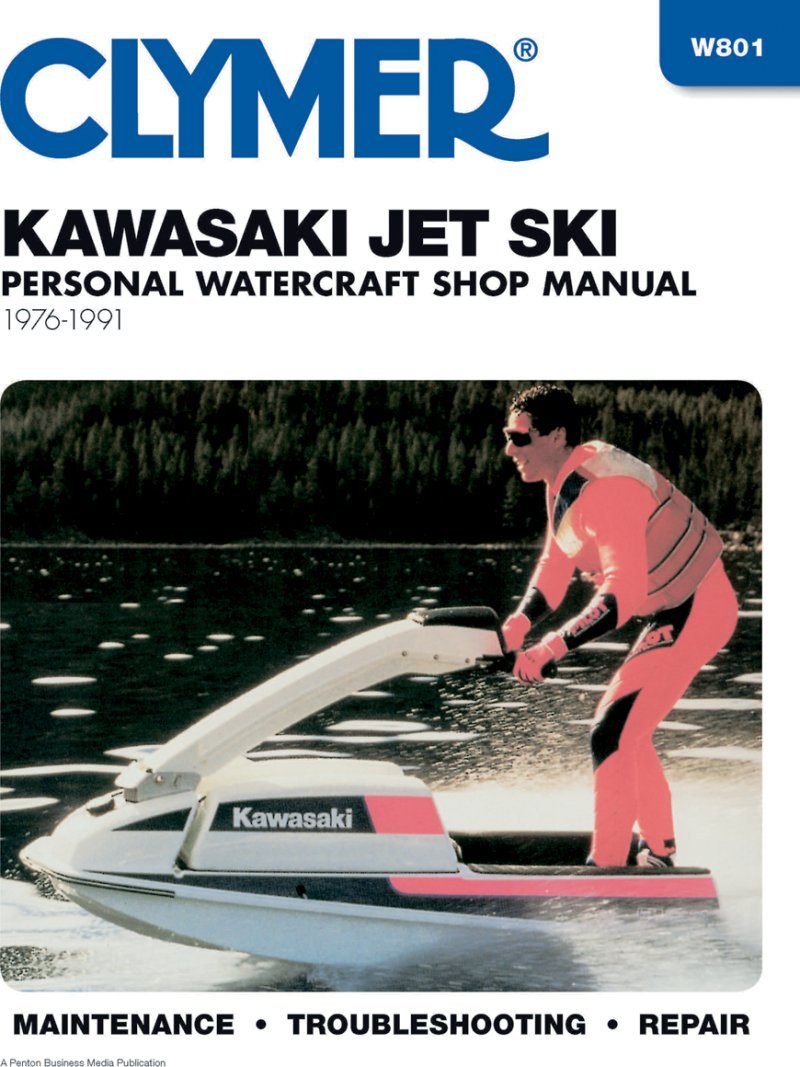 Clymer Kawasaki Jet Ski Personal Watercraft Shop Manual, 19761991: Maintenance, Troubleshooting, Repair,New