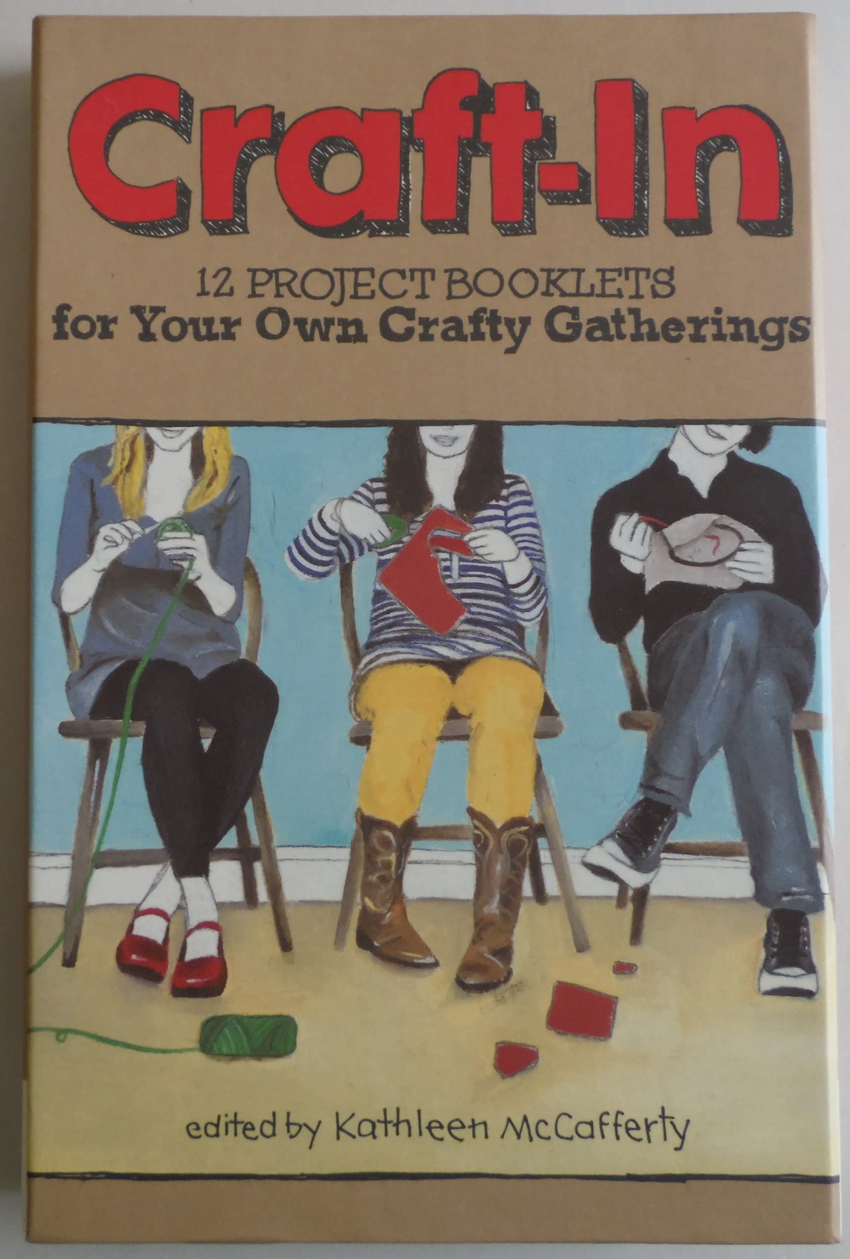 CraftIn: 12 Project Booklets for Your Own Crafty Gatherings,Used