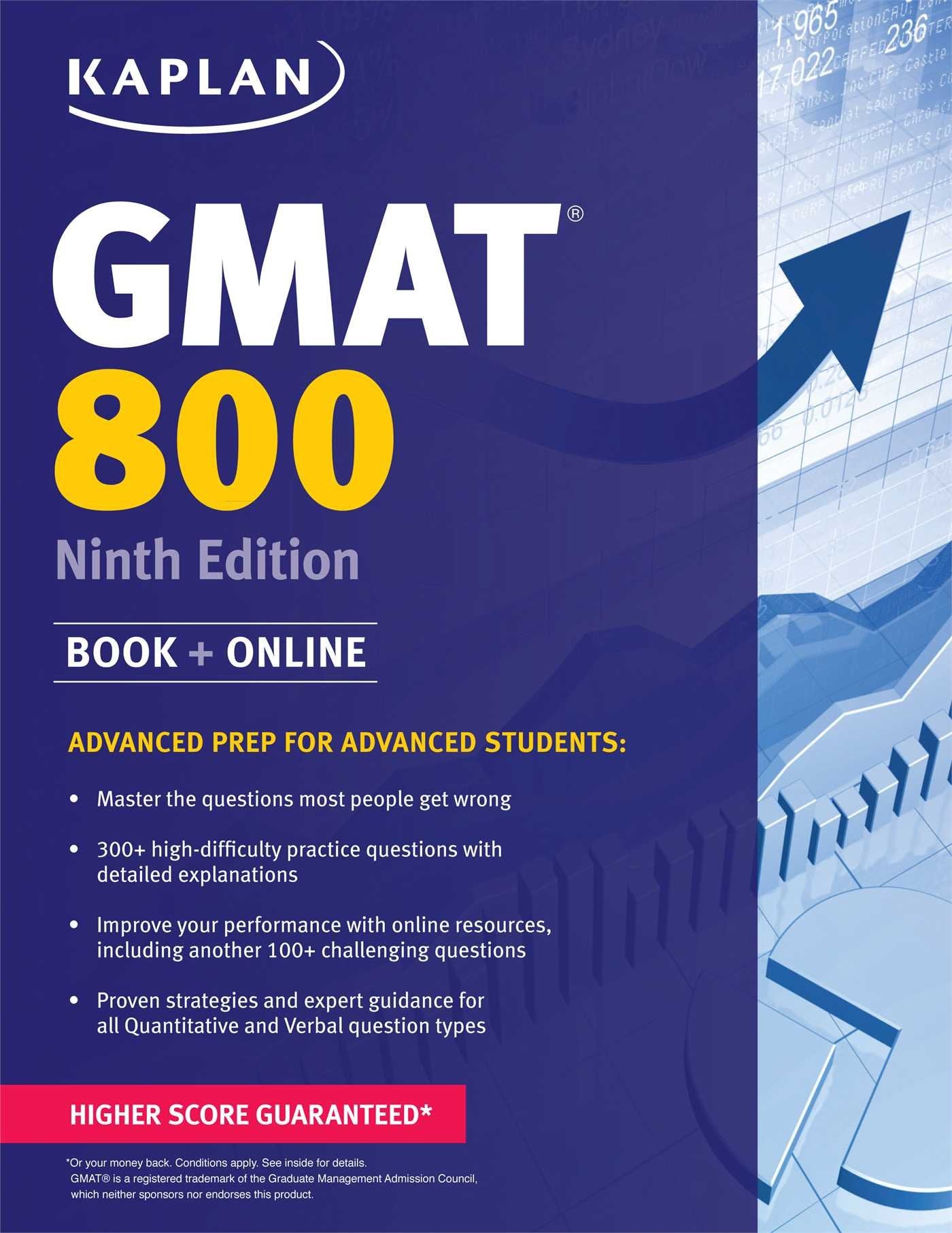 Kaplan GMAT 800: Advanced Prep for Advanced Students (Kaplan Test Prep),Used
