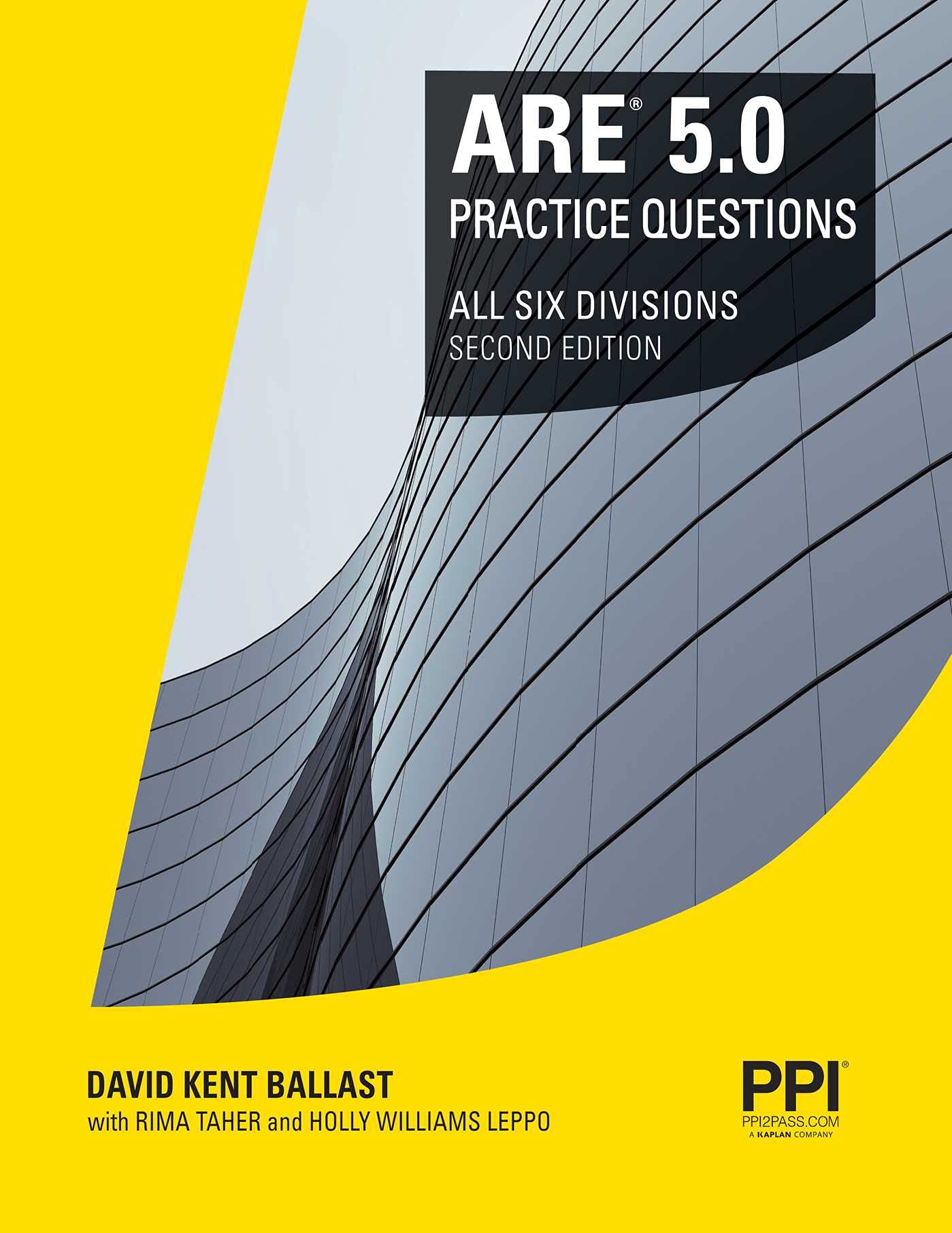 PPI ARE 5.0 Practice Questions All Six Divisions, 2nd Edition Comprehensive Practice for the NCARB 5.0 Exam,Used