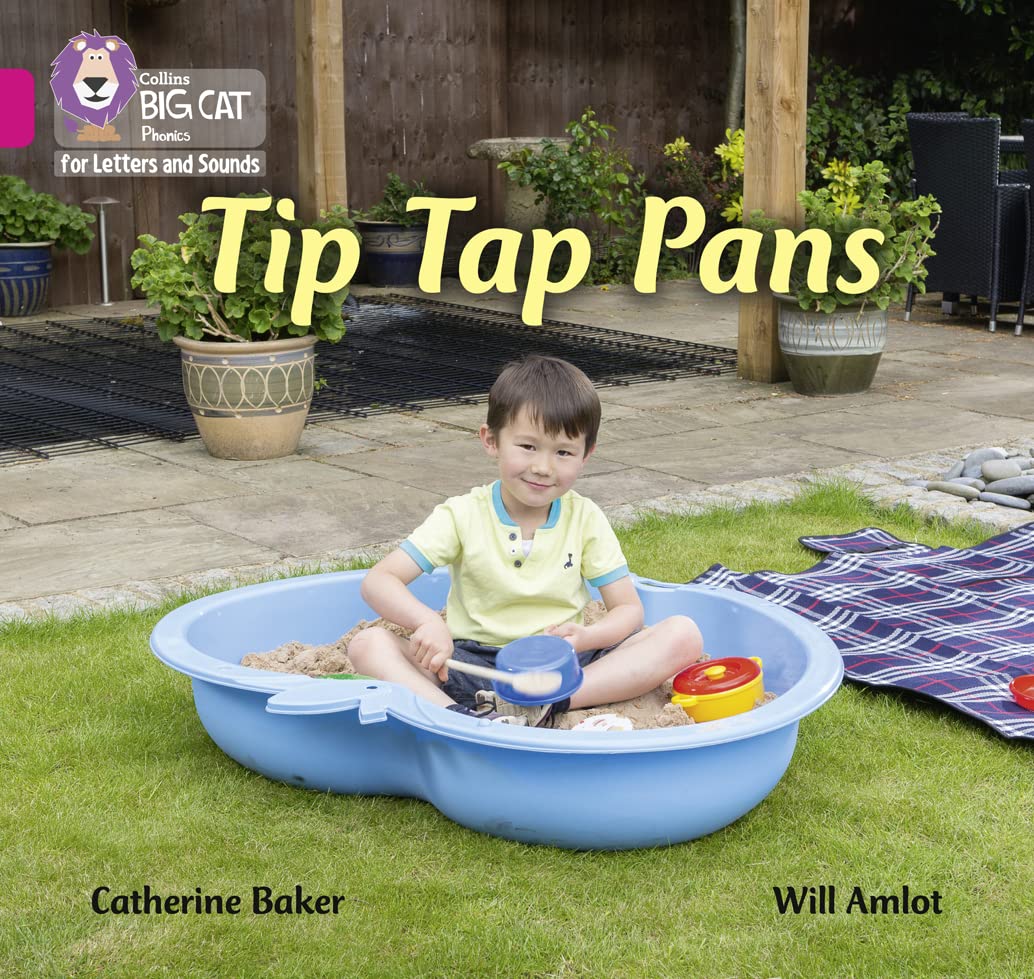 Tip Tap Pans: Band 1A/Pink A (Collins Big Cat Phonics for Letters and Sounds),Used