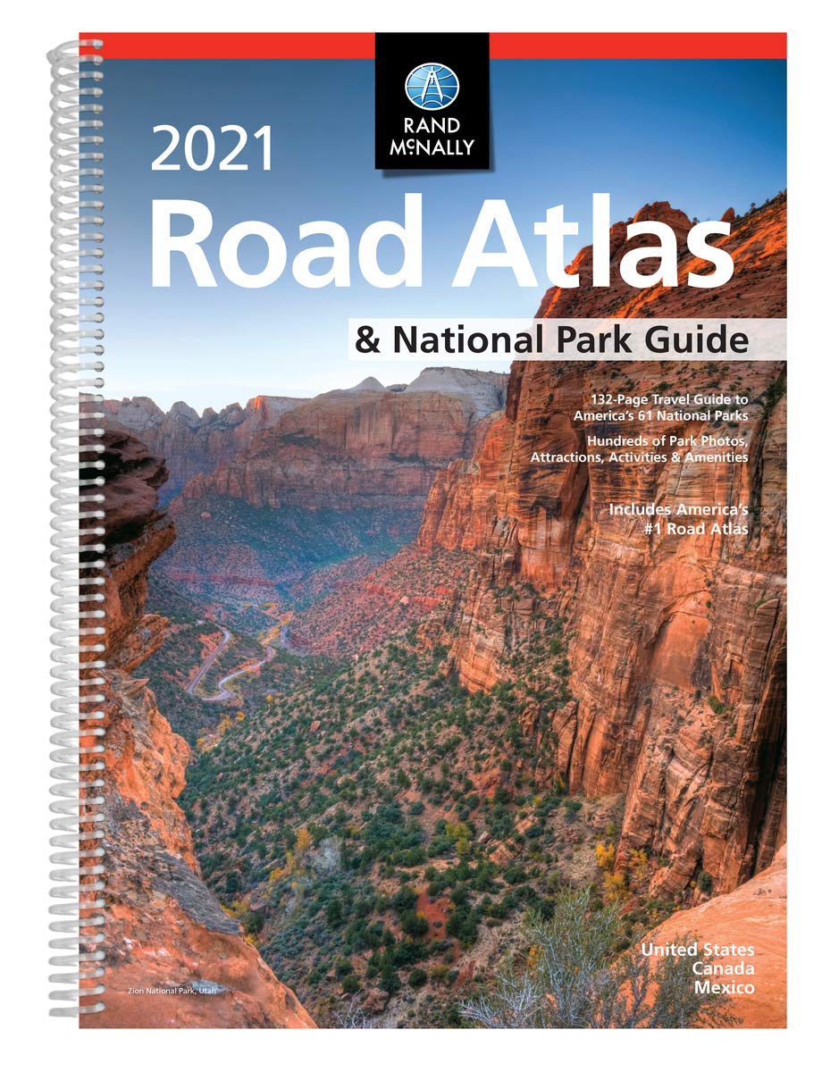 Rand McNally 2021 National Park Atlas & Guide (Rand McNally Road Atlas),Used