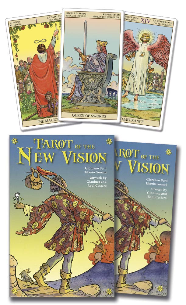Ls Tarot Of The New Vision Kit (English And Spanish Edition),Used