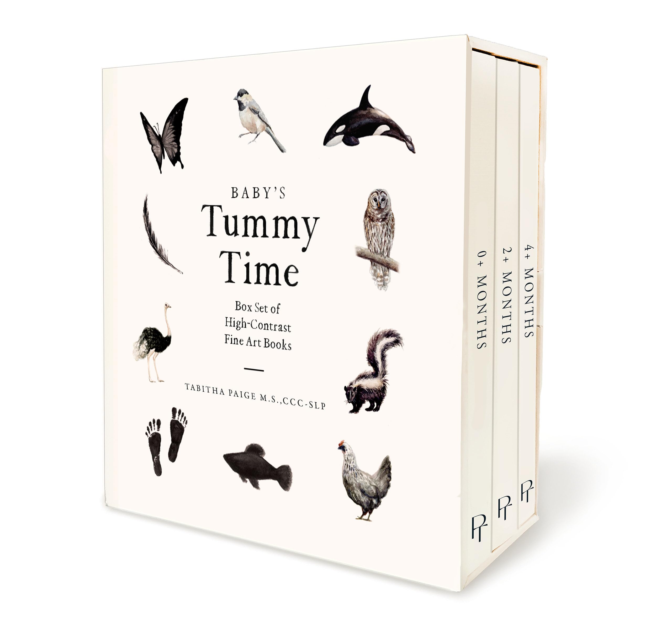 Baby's Tummy Time Book Box Set: A 3Book Box Set of HighContrast Art for Visual Stimulation at Tummy Time (Our Little Adventure,New