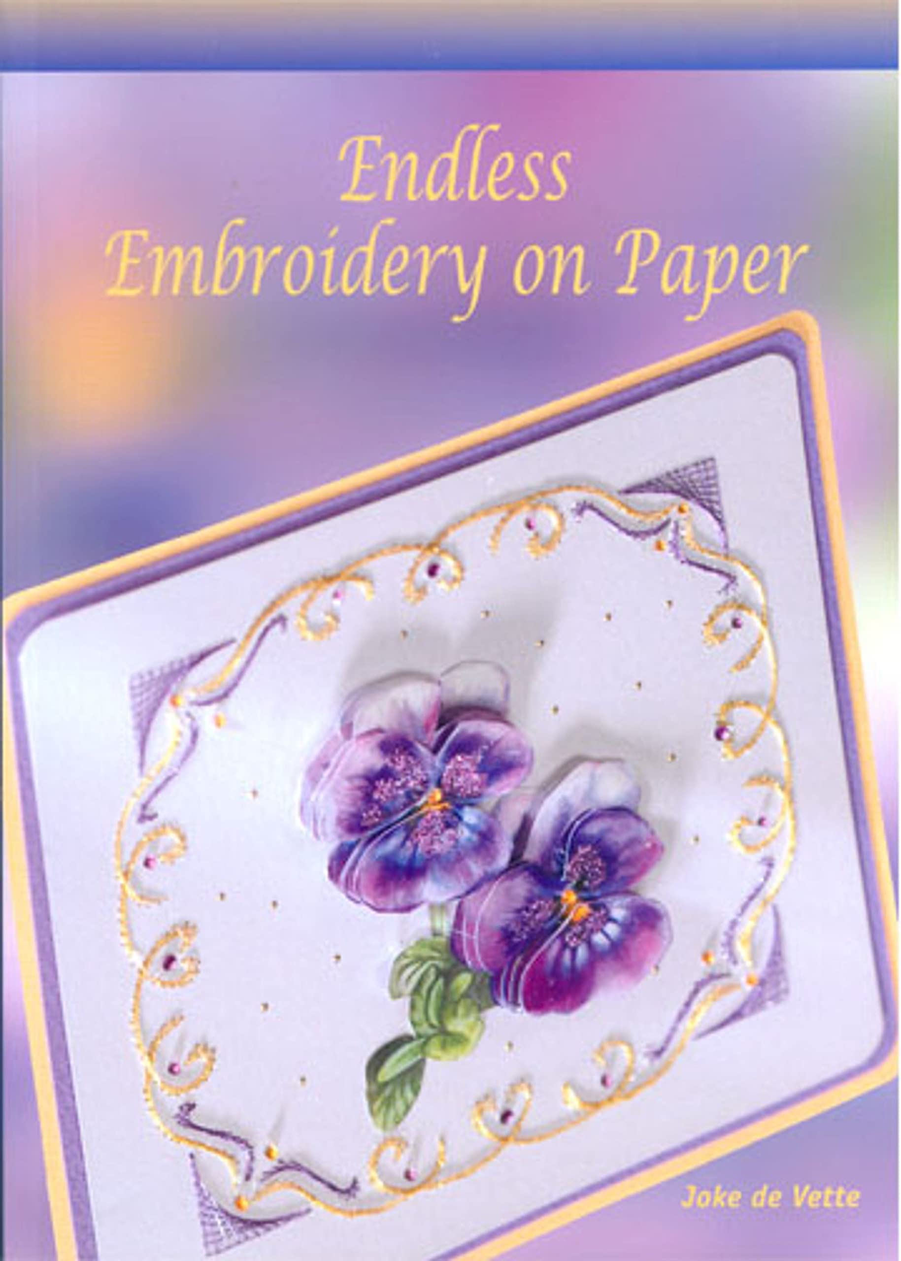 Endless Embroidery on Paper,Used