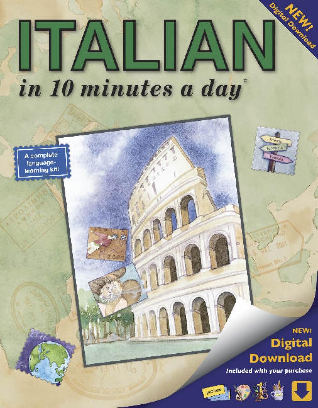 ITALIAN in 10 minutes a day,Used