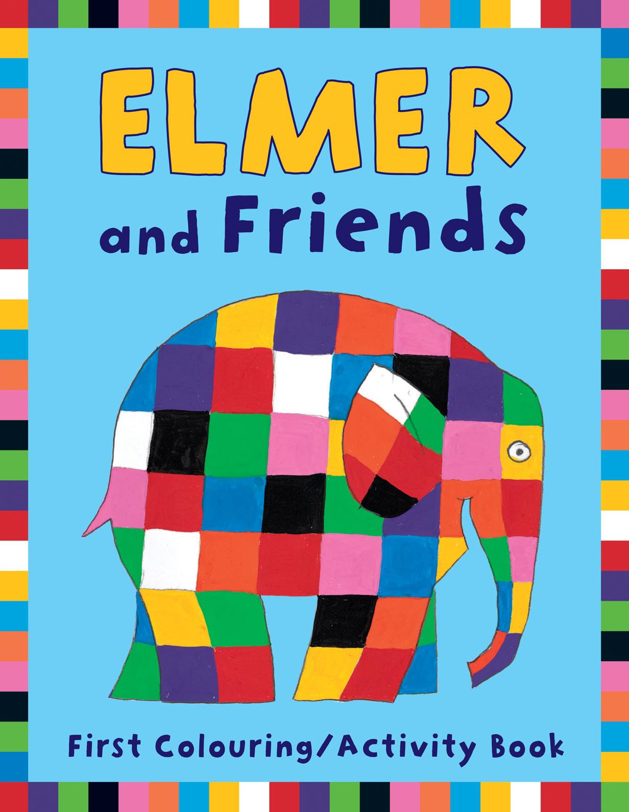 Elmer and Friends First Colouring/Activity Book,Used