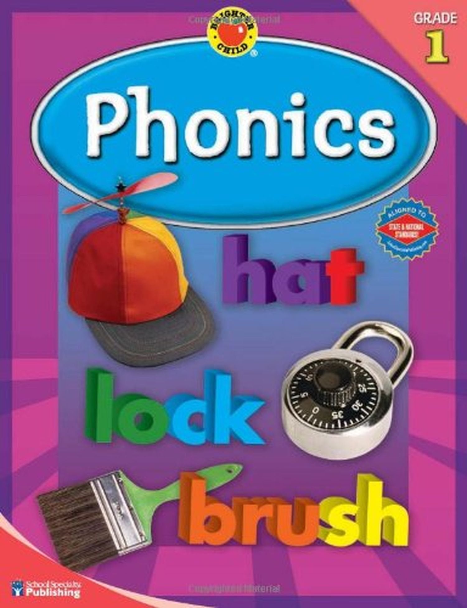 Phonics, Grade 1 (Brighter Child Workbooks),Used