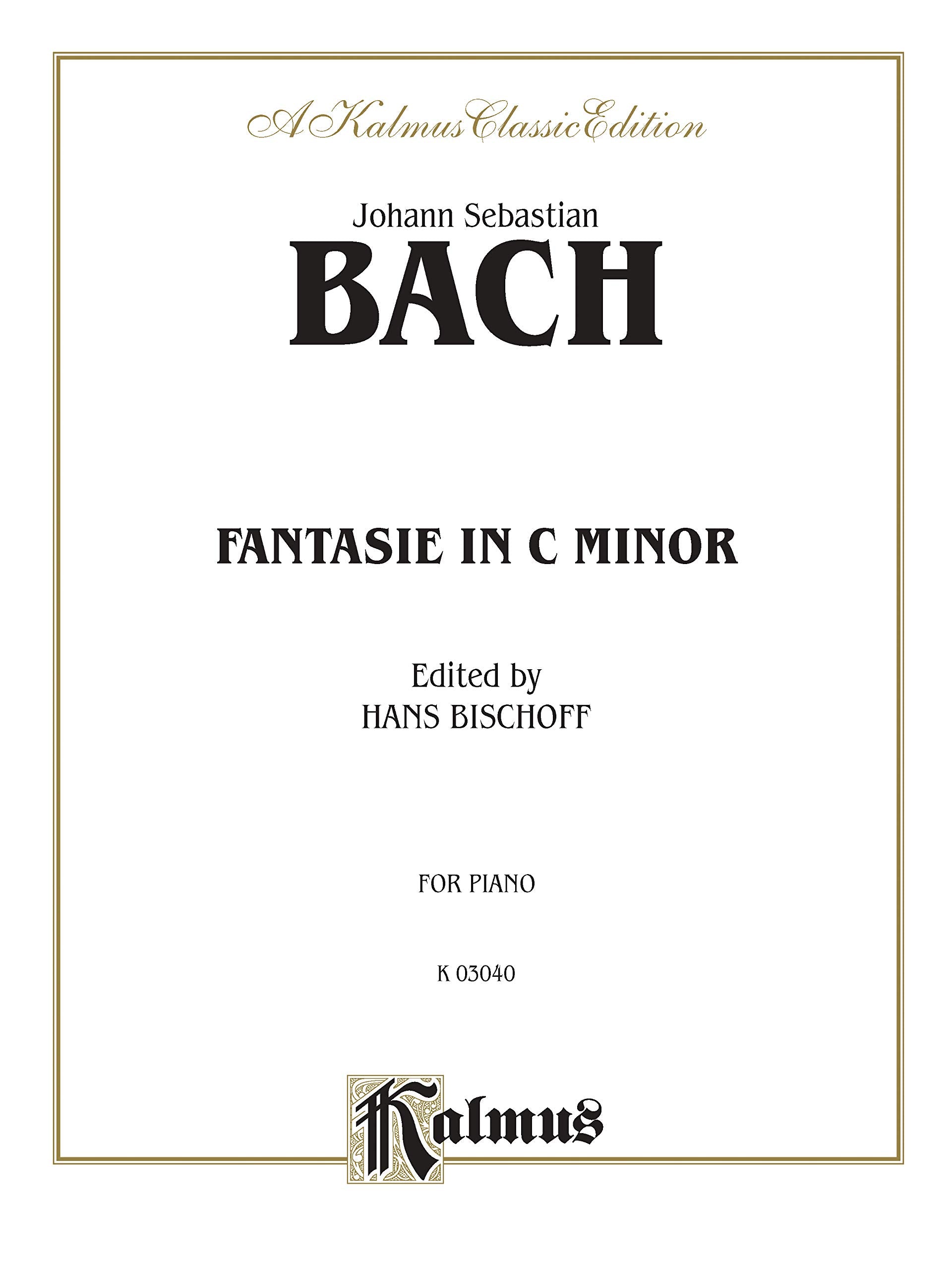 Fantasy in C Minor (Kalmus Edition),Used