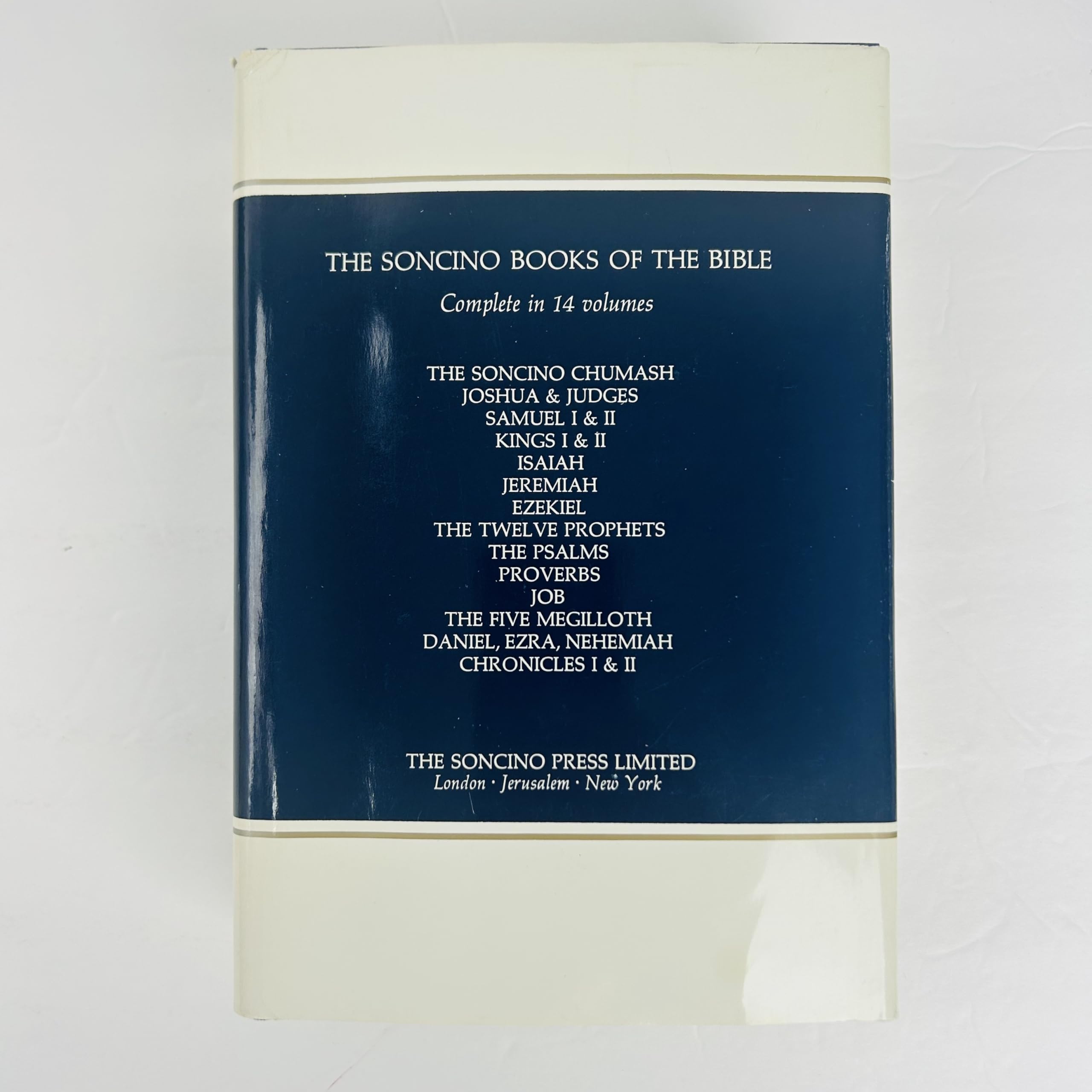 The Soncino Chumash,Used